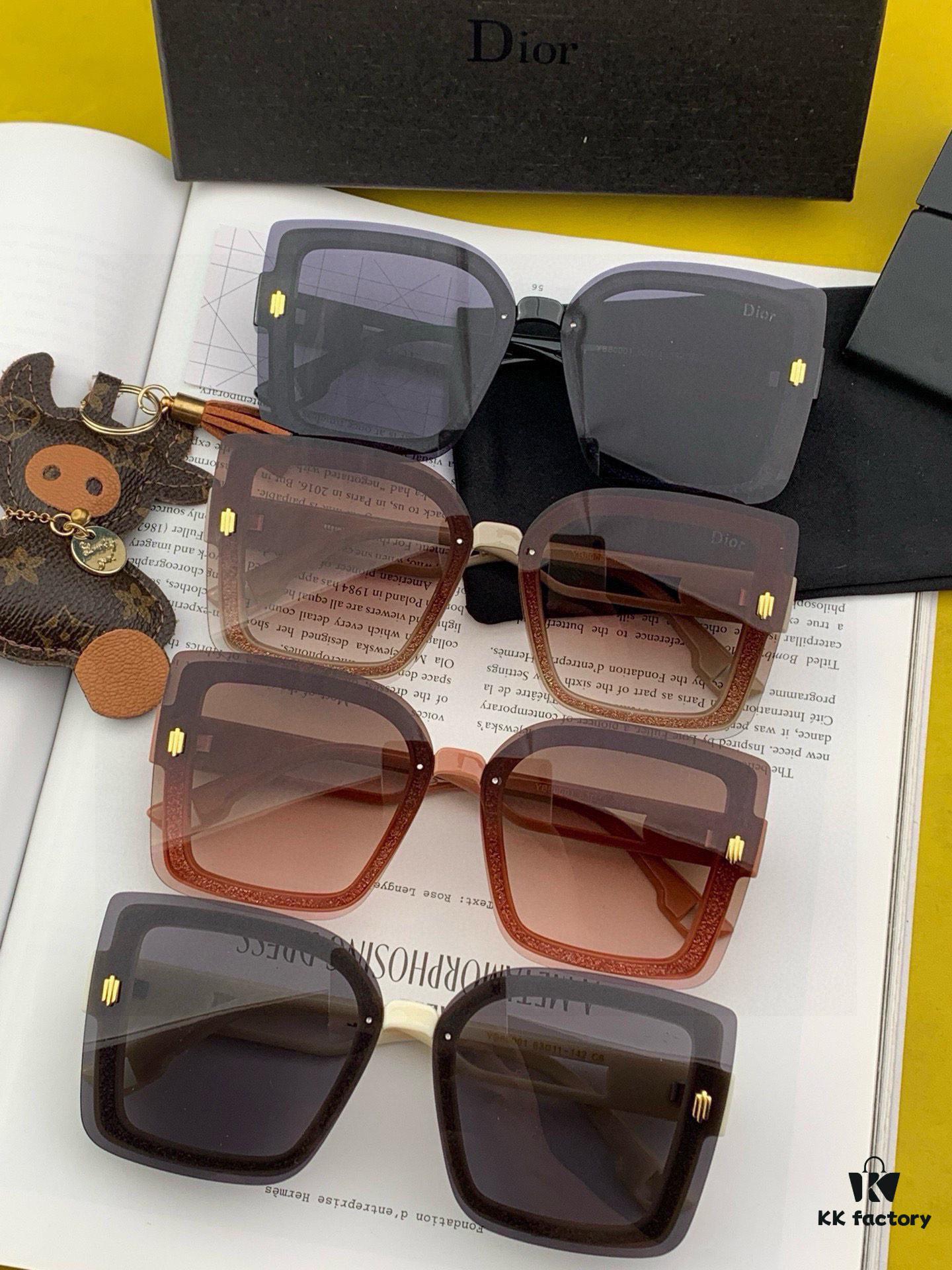 6931feeb3a89a121ed54eefe DIOR 2025 Spring New Arrival Square Sunglasses, Favored by Influencers for Their Stunning Look and Chic Metal Finish