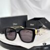 6931fef33a89a121ed54ef68 DIOR 30Montaigne S13F Square Sunglasses in Black Acetate with Gold-Tone Metal Temples and Gray Lenses