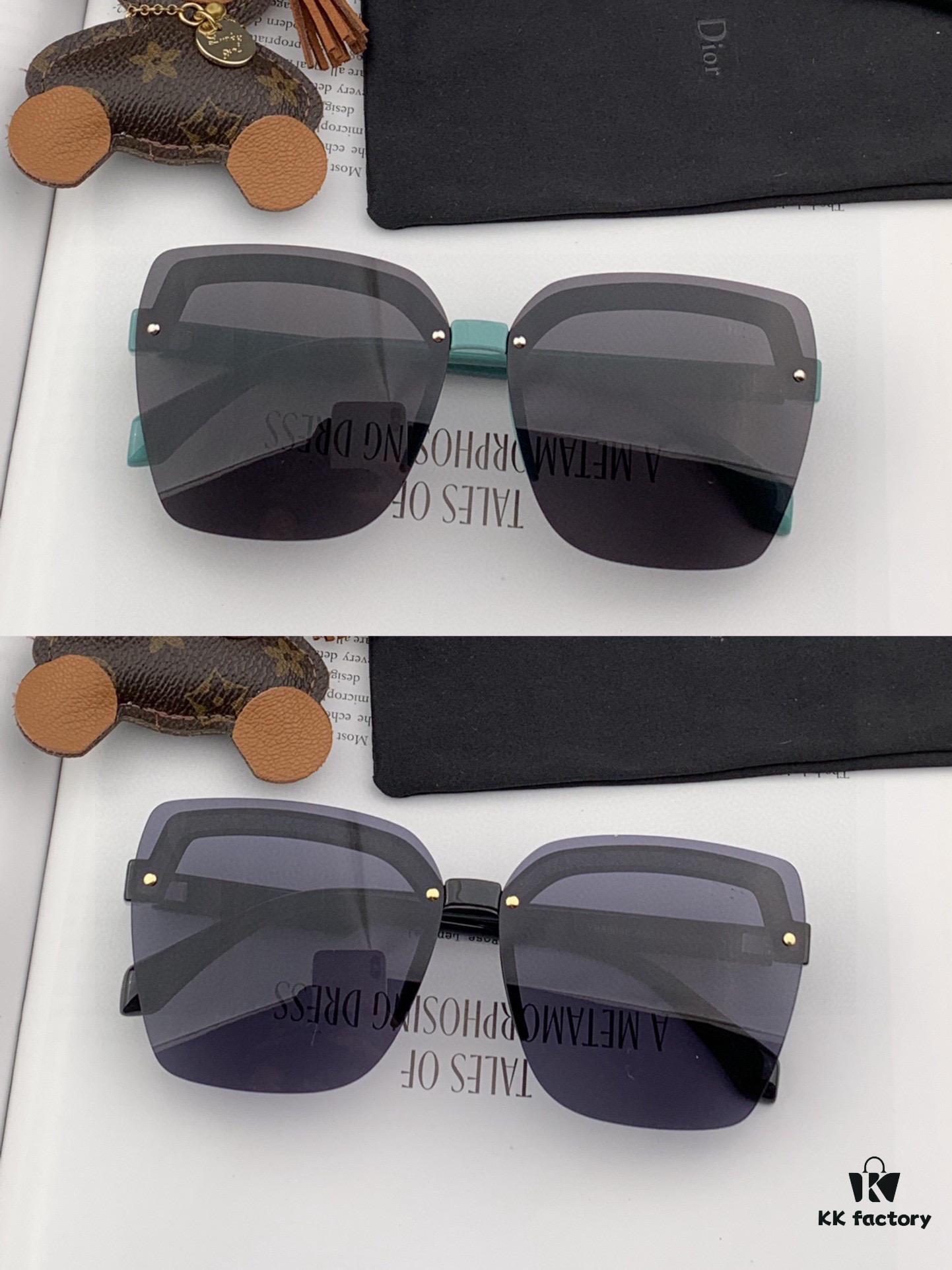 DIOR 2025 Spring New Arrival Square Sunglasses, Favored by Influencers for Full Charm – Playful and Sweet with Enhanced Facial Fit, Premium Metal Finish