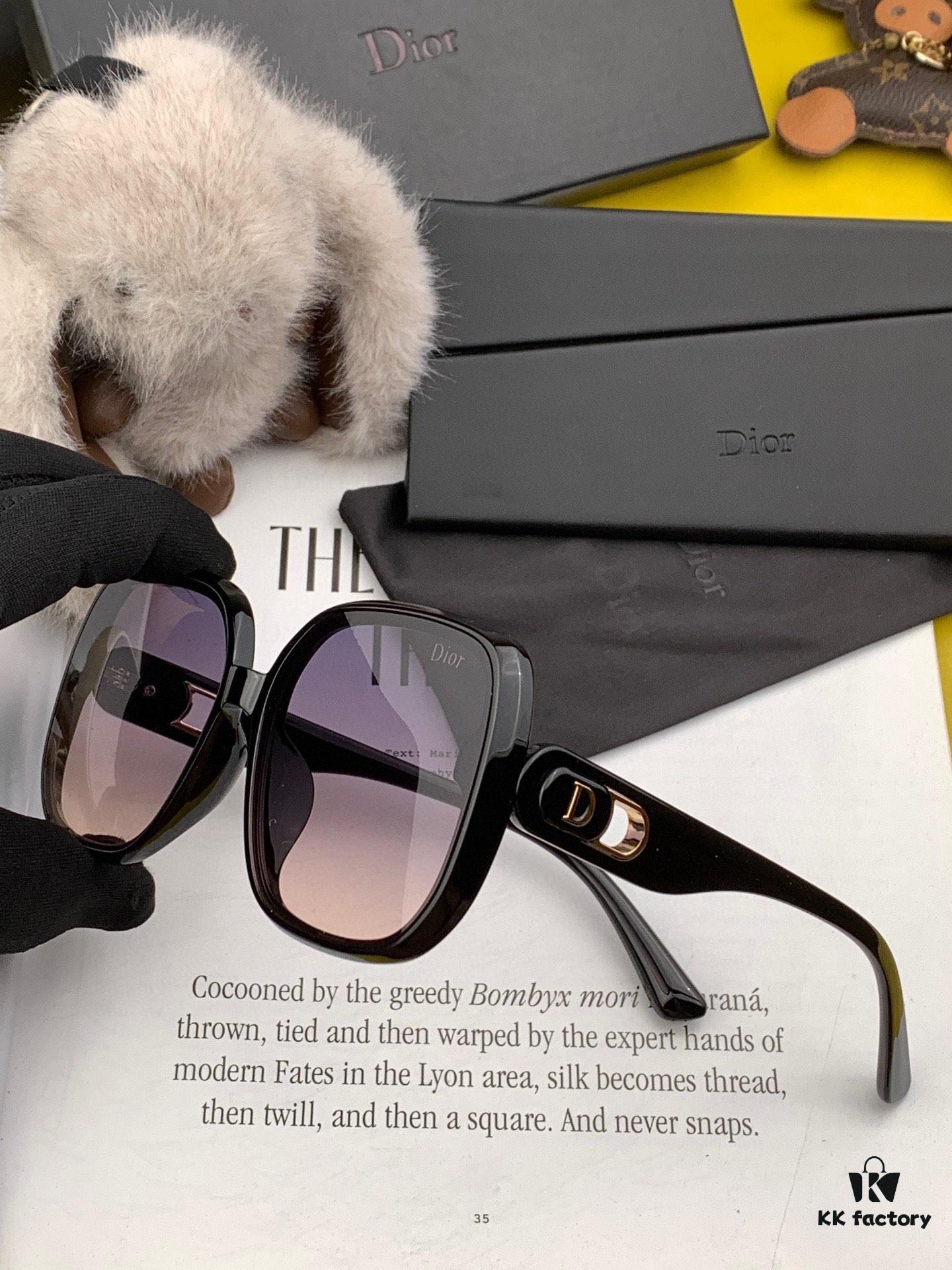 6931ff033a89a121ed54f045 【DIOR】2024 Spring New Arrival Trendy Fashion Square Polarized Sunglasses, High-Quality Comfortable Wear, Influencer Popular Style, Women's HD Thickened Polarized Sunglasses