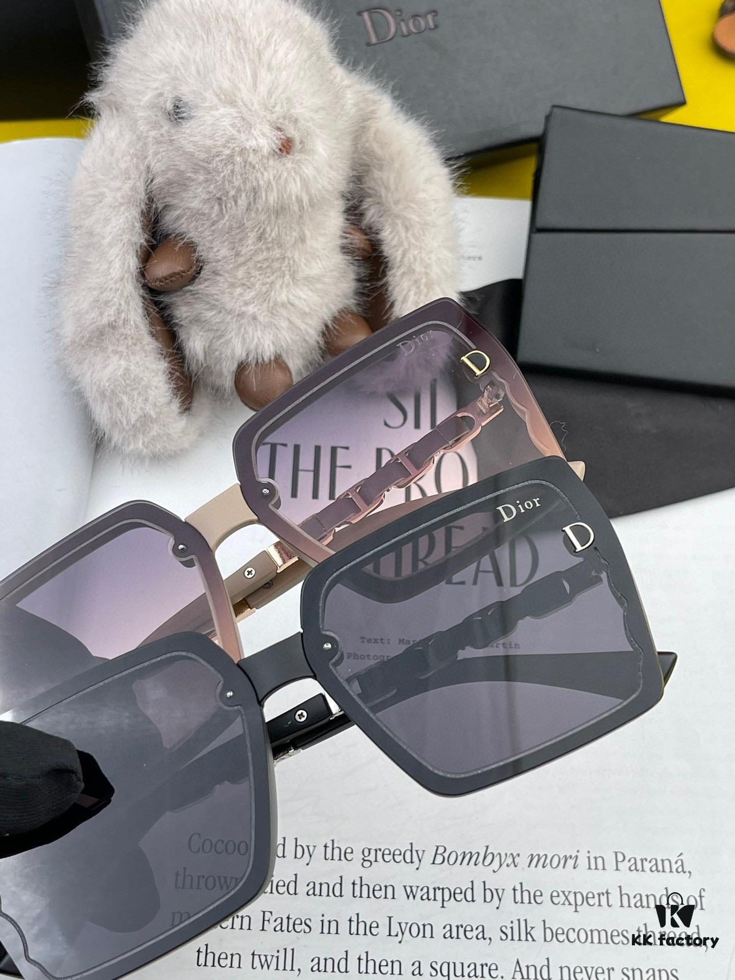 6931ff083a89a121ed54f085 DIOR 2024 Spring New Arrival Original Shipment Influencer Super Hit Blue Classic Luxury Worldwide Trend Fashion Square Sunglasses Premium Quality Authentic High-End Logo Model: CD5302