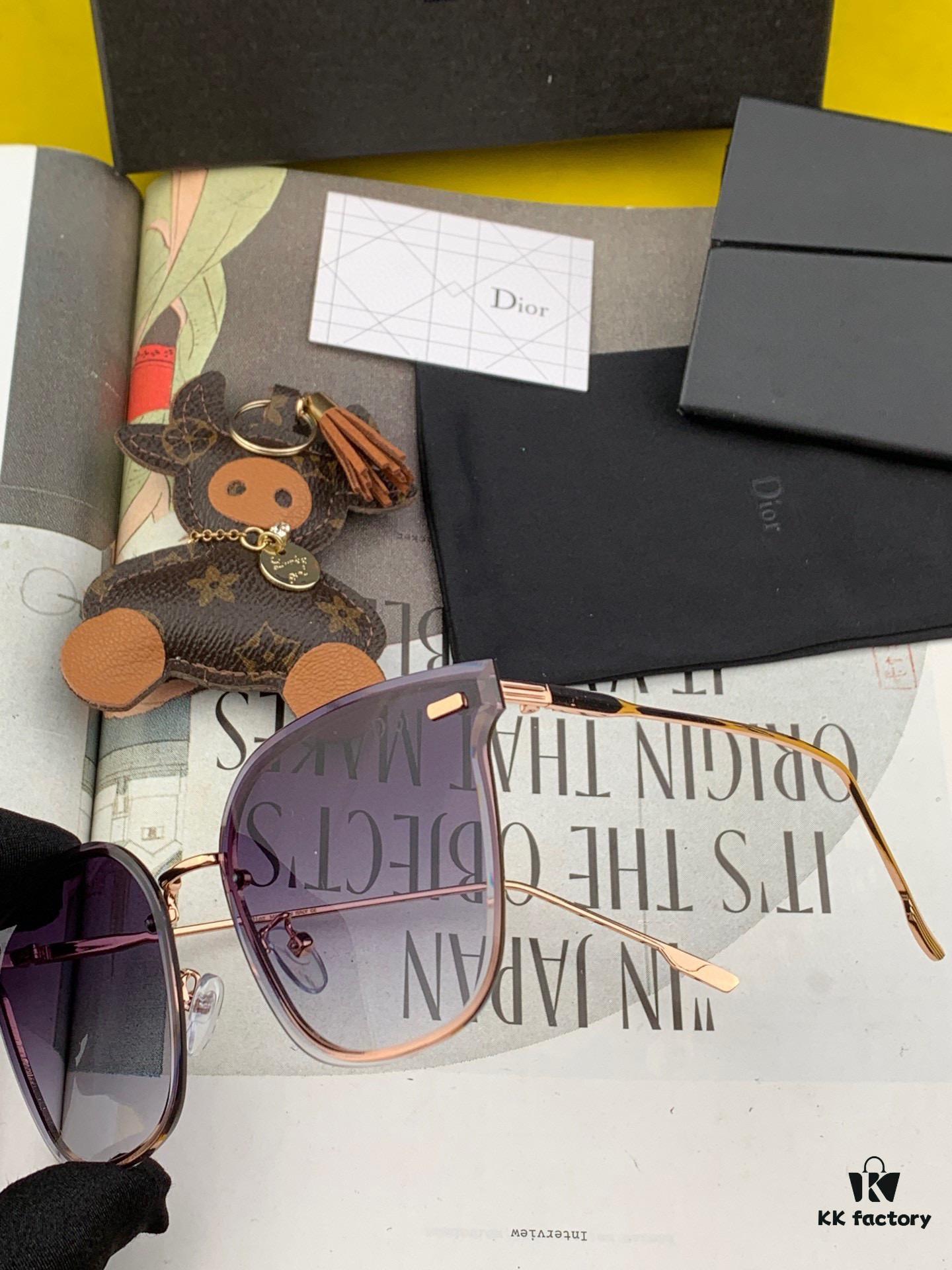 6931ff093a89a121ed54f08e DIOR 2024 New Women's Square Sunglasses, Driving Sunglasses, New Lightweight Metal Frameless Sunglasses, Stylish, Elegant, Comfortable and Luxurious, Ultra-Light Model: D4170