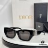 DIO* High-Quality Official New Arrival Sunglasses with Acetate Frame and Wide Temples, Featuring Gold-Finished Metal Miss Dior Logo