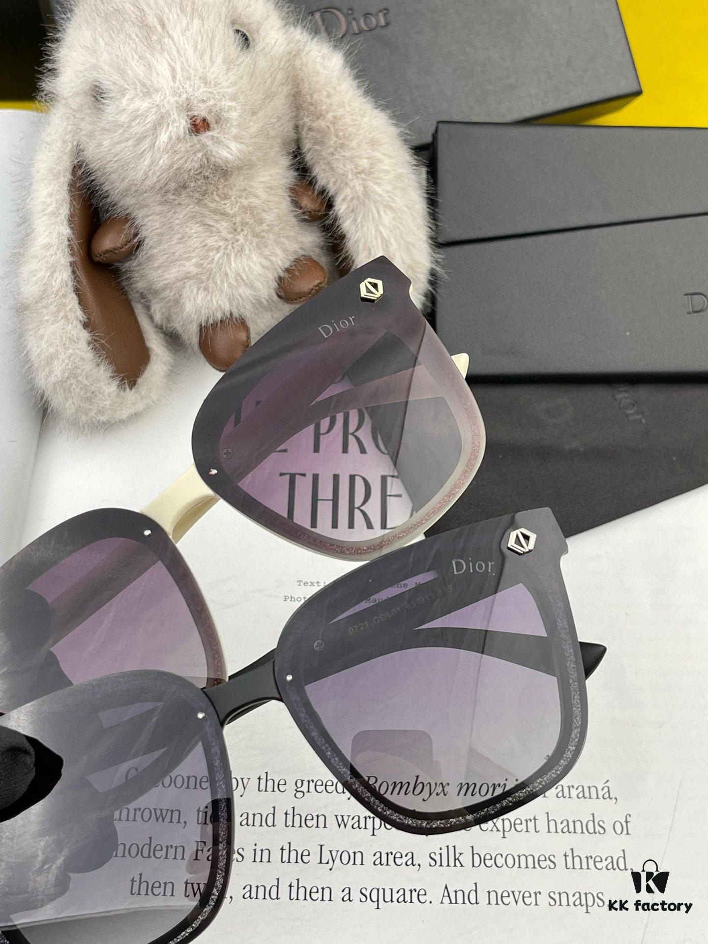 DIOR 2024 Spring New Arrival Trendy Fashion Square Polarized Sunglasses High-Quality Comfortable Wear Influencer Style Women's HD Polarized Sunglasses