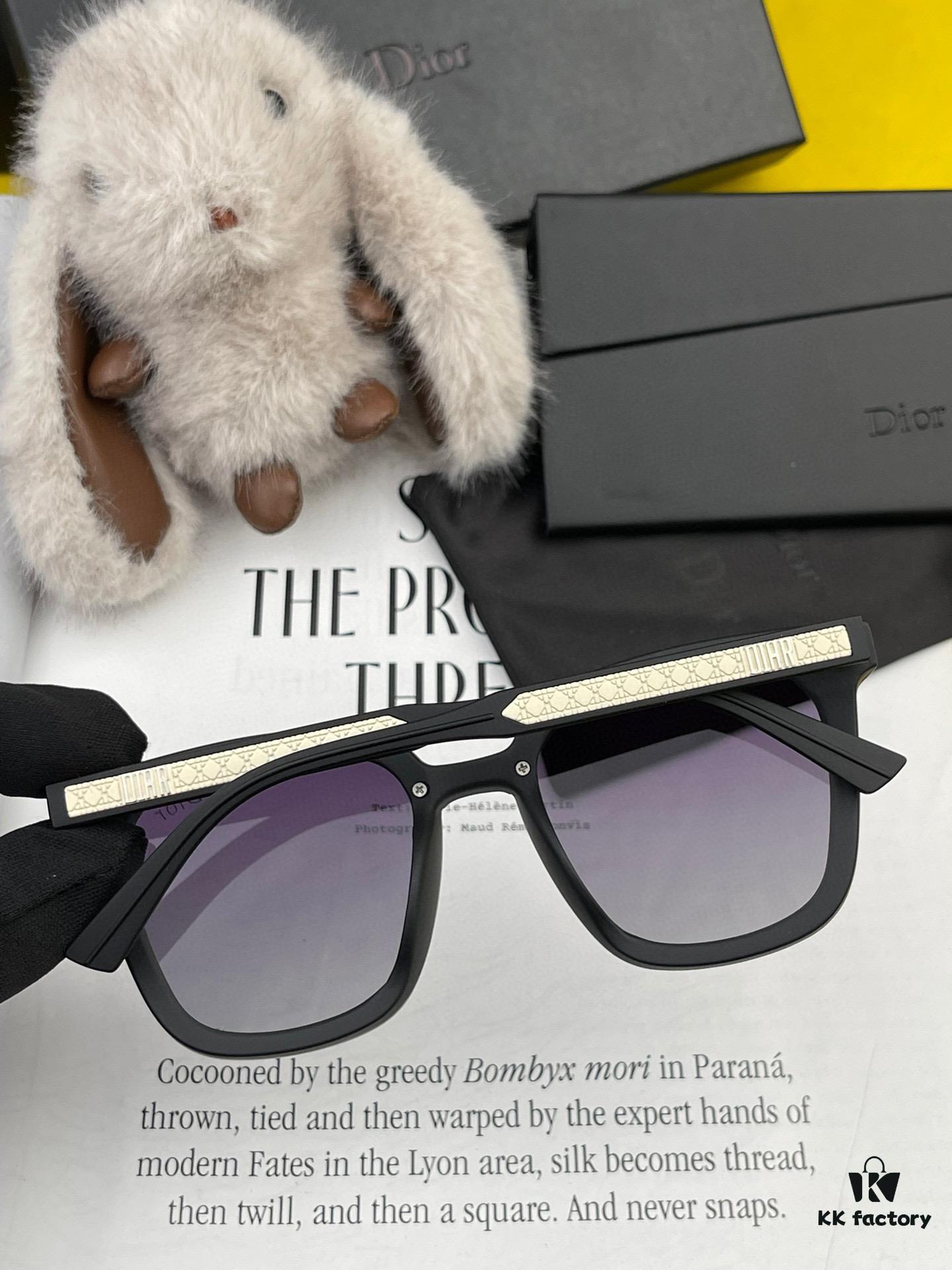 DIOR 2024 Spring New Arrival Trendy Fashion Square Polarized Sunglasses High-Quality Comfortable Wear Influencer Style Women's HD Polarized Sunglasses