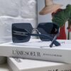 Dior 2024 New Arrival Mirror Letter Rimless Cut-Out Fashion Sunglasses for Women, Stylish Large Frame Unisex Sunglasses with Slimming Effect