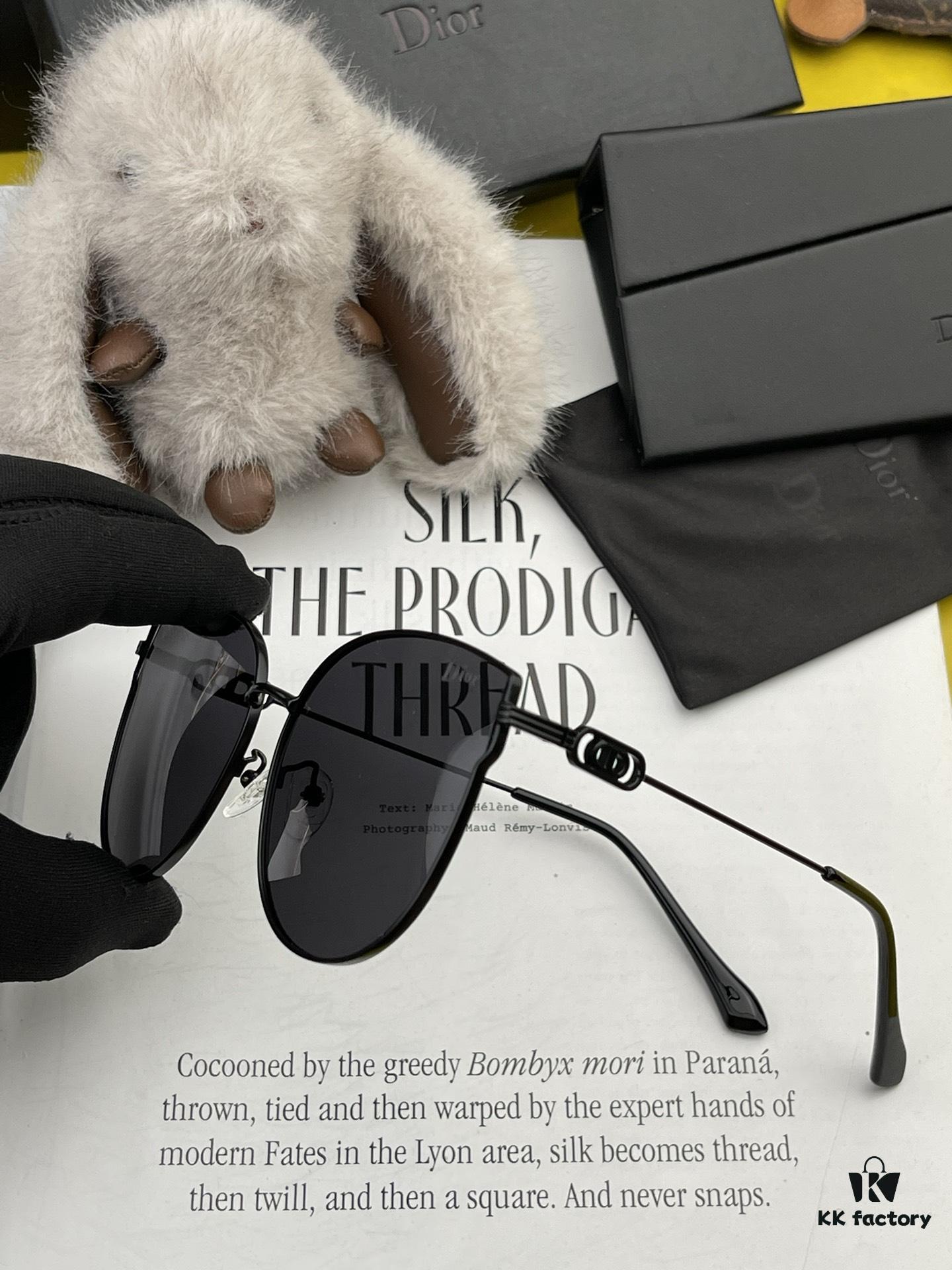 6931ff1e3a89a121ed54f1a5 DIOR Volcano ☔️ Fashion Round Frame Sunglasses Lens Top Luxury High Quality Women's Driving Sunglasses Model: CD4311