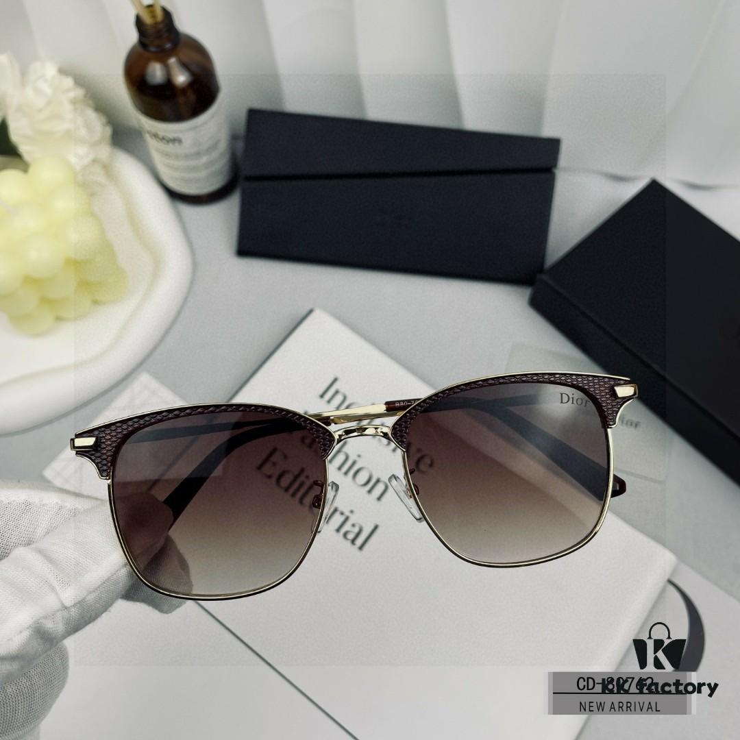 6931ff213a89a121ed54f1d2 DIOR France New High-Quality Stainless Steel Polarized Sunglasses with POLAROID HD Resin Lenses - Model 80762