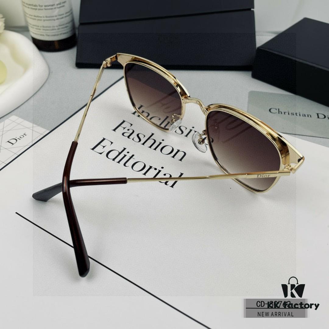 6931ff213a89a121ed54f1d3 DIOR France New High-Quality Stainless Steel Polarized Sunglasses with POLAROID HD Resin Lenses - Model 80762