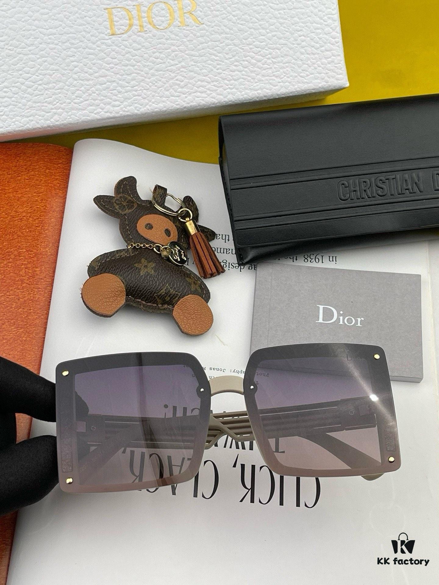 6931ff233a89a121ed54f1ea 【DIOR - Dior】2024 Spring New Arrival Trendy Fashion Square Polarized Sunglasses High Quality Comfortable Wear Influencer Favorite Style Model: D1297 Eyeglasses Sunglasses