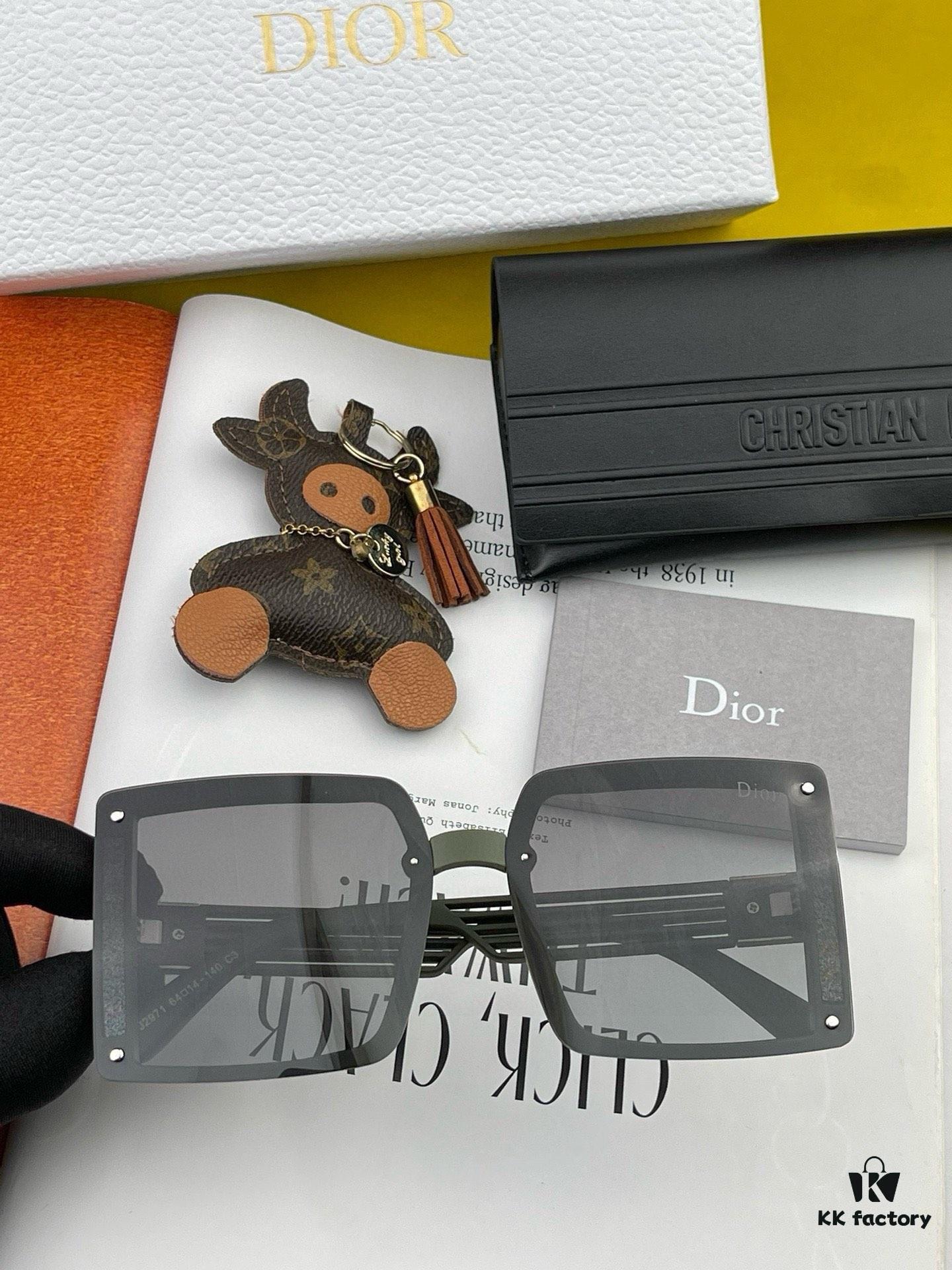 6931ff233a89a121ed54f1eb 【DIOR - Dior】2024 Spring New Arrival Trendy Fashion Square Polarized Sunglasses High Quality Comfortable Wear Influencer Favorite Style Model: D1297 Eyeglasses Sunglasses