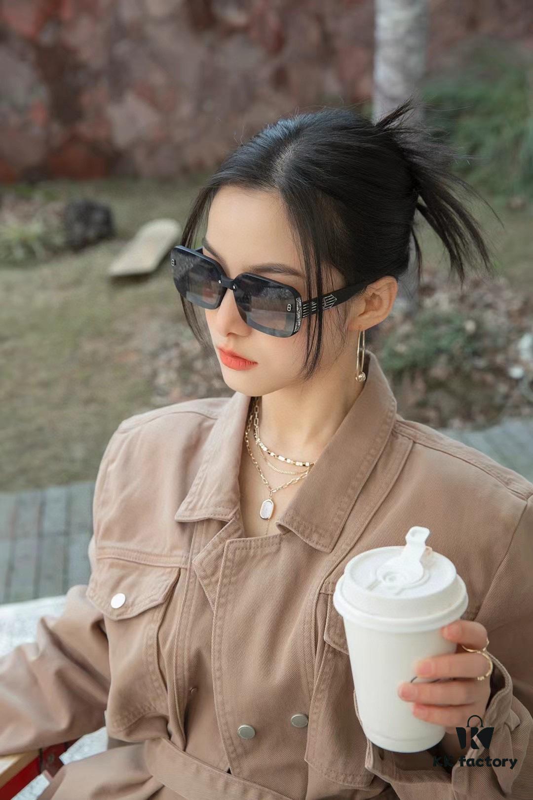 6931ff253a89a121ed54f203 DIOR 2024 Spring New Arrival Trendy Fashion Square Polarized Sunglasses High-Quality Comfortable Wear Influencer Style Women's HD Polarized Sunglasses 🕶️ High-Quality TR Frame Model: CD5771