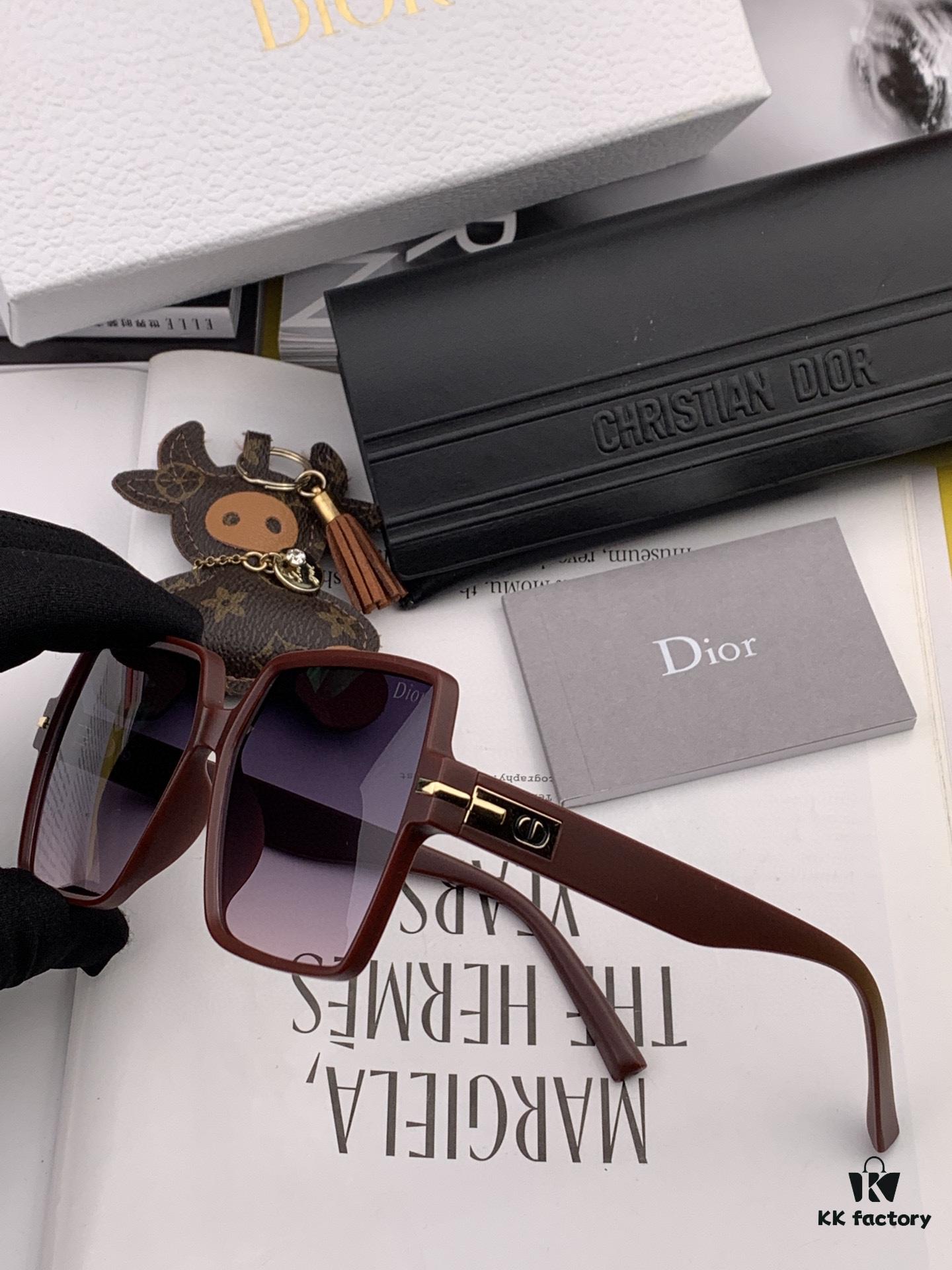 6931ff273a89a121ed54f221 DIOR 2024 Spring New Arrival Trendy Fashion Rectangular Polarized Sunglasses High-Quality Comfortable Wear Popular Influencer Style Women's HD Thickened Polarized Sunglasses 🕶️ High-Quality TR Frame Model: CD4780