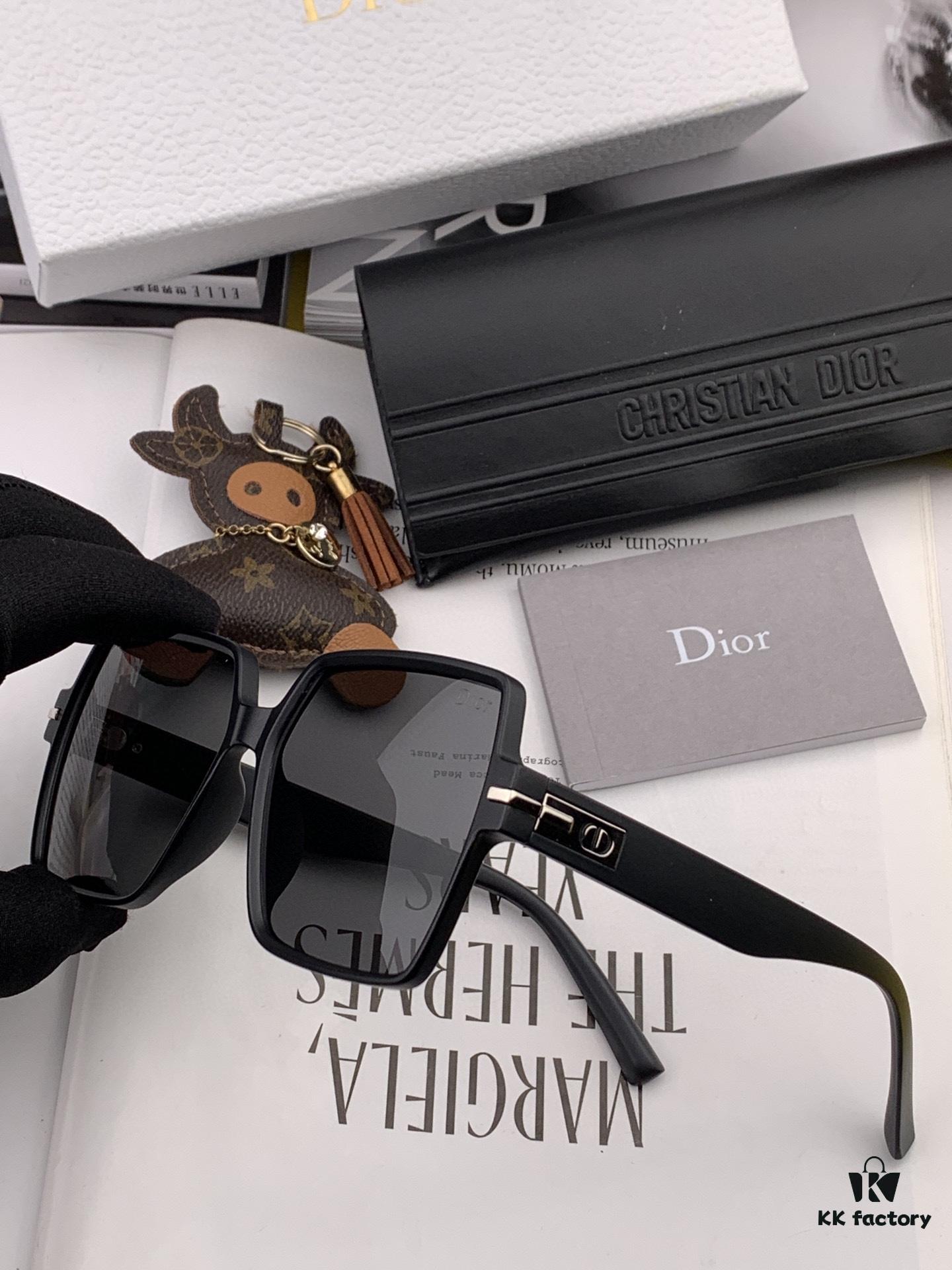 6931ff273a89a121ed54f222 DIOR 2024 Spring New Arrival Trendy Fashion Rectangular Polarized Sunglasses High-Quality Comfortable Wear Popular Influencer Style Women's HD Thickened Polarized Sunglasses 🕶️ High-Quality TR Frame Model: CD4780