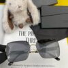 【DIOR】2024 Spring New Arrival Trendy Fashion Square Polarized Sunglasses High Quality Comfortable Fit Influencer Popular Style Model: D1825 Eyeglasses Sunglasses