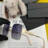 【DIOR】2024 Spring New Arrival Trendy Fashion Square Polarized Sunglasses High Quality Comfortable Fit Influencer Popular Style Model: D1825 Eyeglasses Sunglasses
