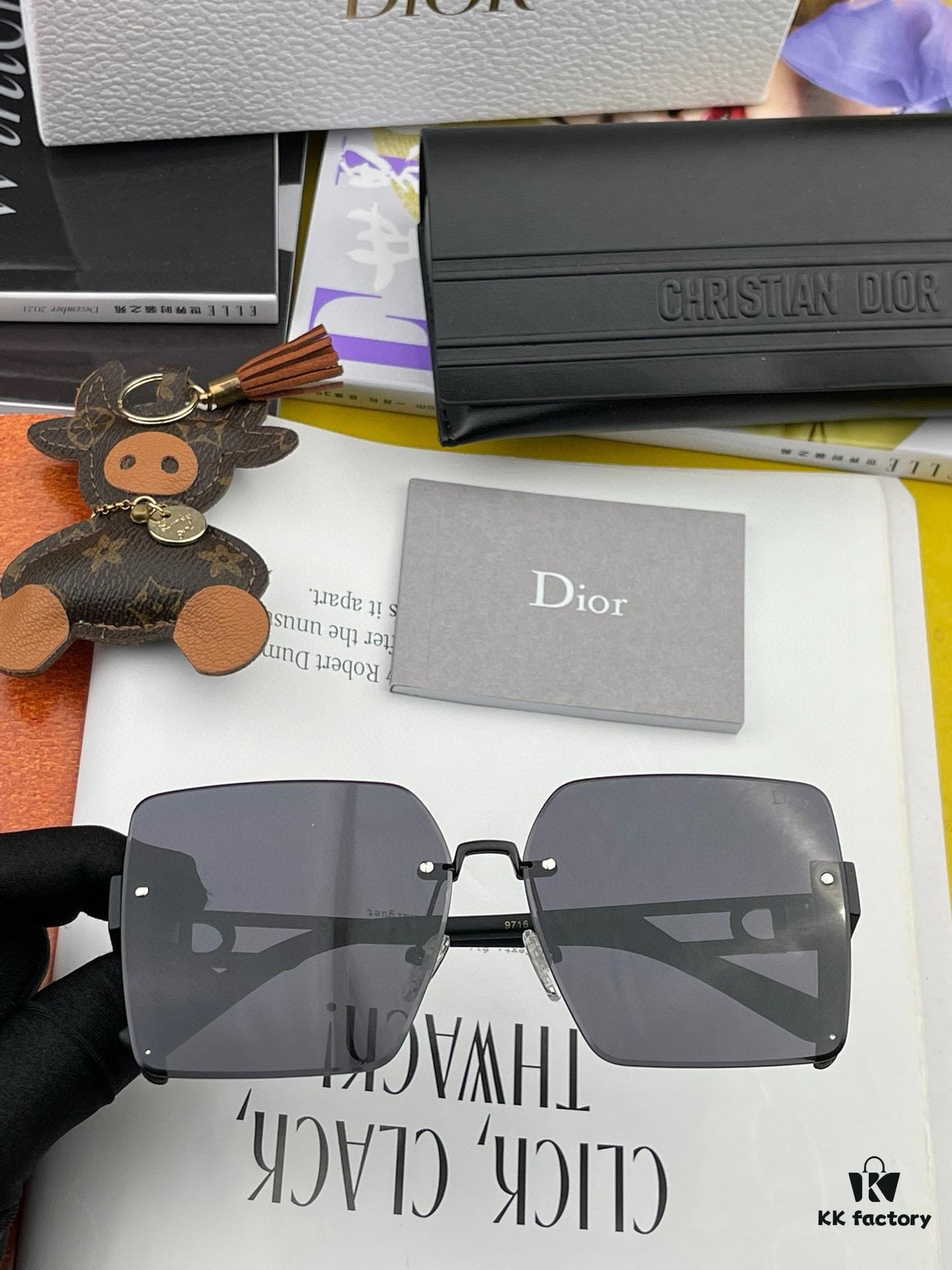 6931ff353a89a121ed54f2cb DIOR 2024 Spring New Arrival Trendy Fashion Square Frame Sunglasses High-Quality Comfortable Wear Influencer Style Women's HD Sunglasses 🕶️ High-Quality TR Frame Model: CD6971
