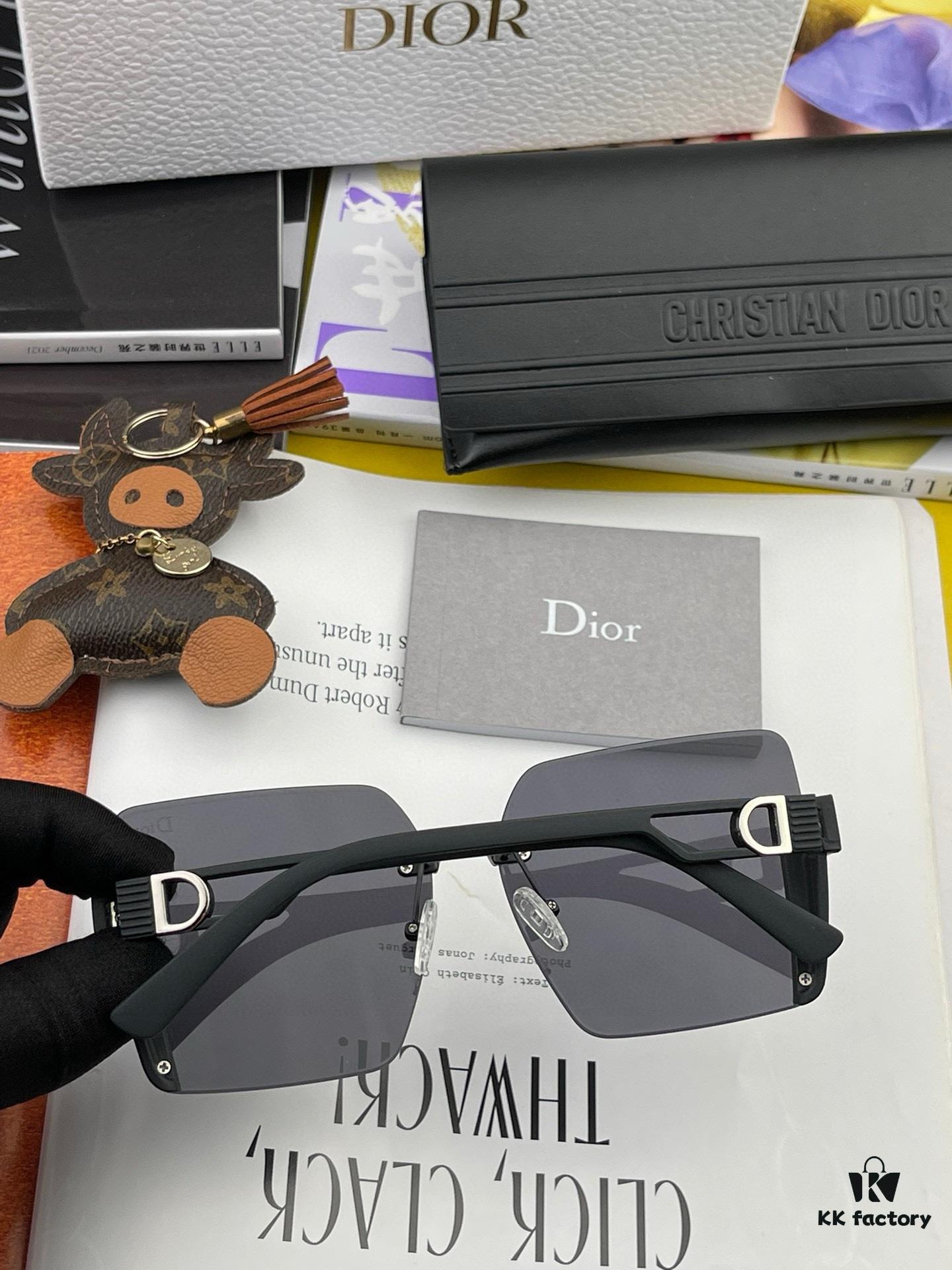 6931ff363a89a121ed54f2ce DIOR 2024 Spring New Arrival Trendy Fashion Square Frame Sunglasses High-Quality Comfortable Wear Influencer Style Women's HD Sunglasses 🕶️ High-Quality TR Frame Model: CD6971