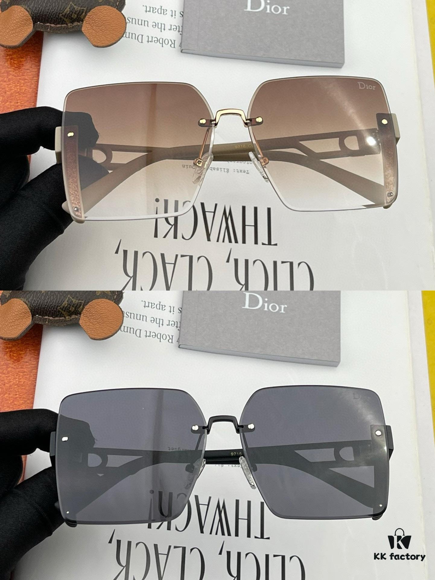 6931ff363a89a121ed54f2cf DIOR 2024 Spring New Arrival Trendy Fashion Square Frame Sunglasses High-Quality Comfortable Wear Influencer Style Women's HD Sunglasses 🕶️ High-Quality TR Frame Model: CD6971