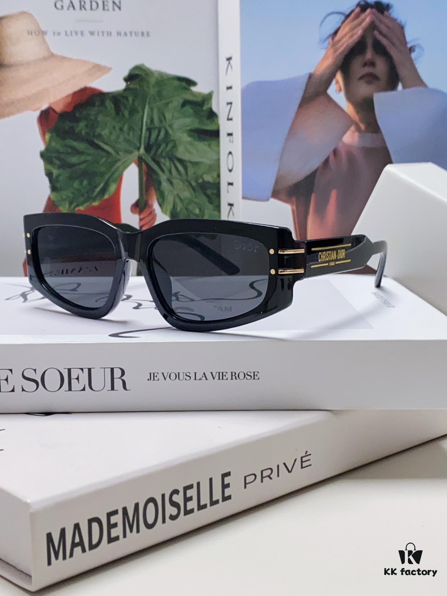 6931ff383a89a121ed54f2ee Dior 2024 New Arrival Unisex Fashion Retro Square Sunglasses Elegant and Stylish Lightweight Slim Frame Signature S9U Sun Glasses