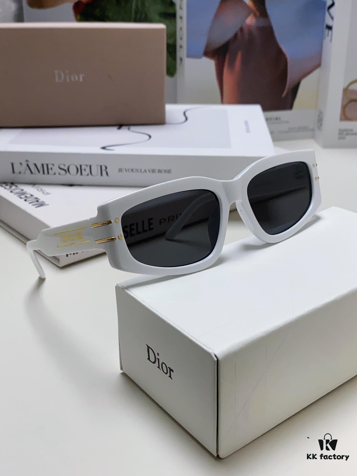 6931ff3a3a89a121ed54f308 Dior 2024 New Arrival Unisex Fashion Retro Square Sunglasses, Elegant and Lightweight with Slim Rectangular Frame, Signature S9U Eyewear