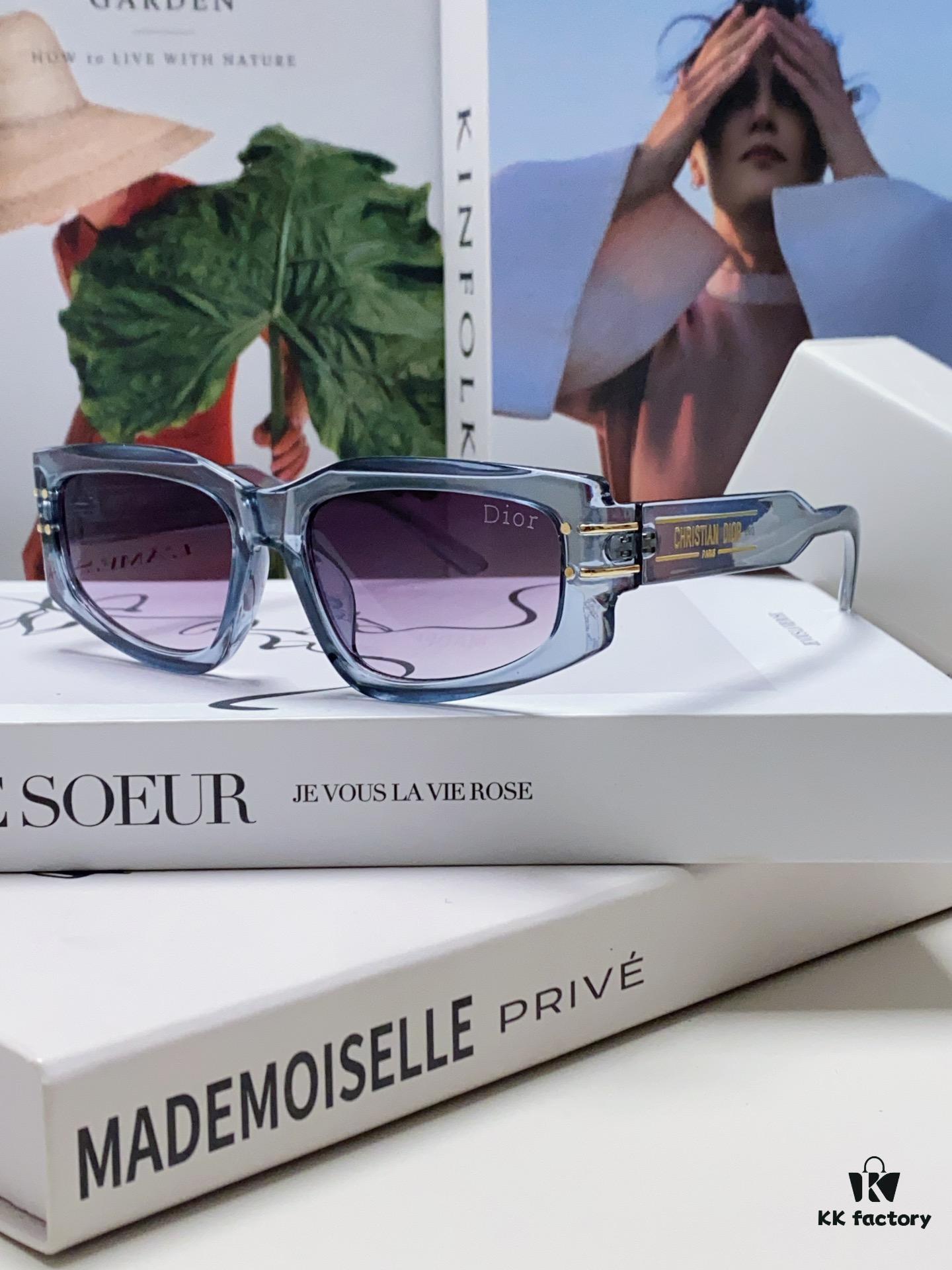 6931ff3a3a89a121ed54f30a Dior 2024 New Arrival Unisex Fashion Retro Square Sunglasses, Elegant and Lightweight with Slim Frame, Signature S9U Eyewear