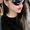 DIOR Goggles - Fashionable Integrated Oversized Sunglasses for Women, Trendy Ins-Style UV-Protective Sun Glasses, Sun Protection Cross-border Eyewear Sunglasses