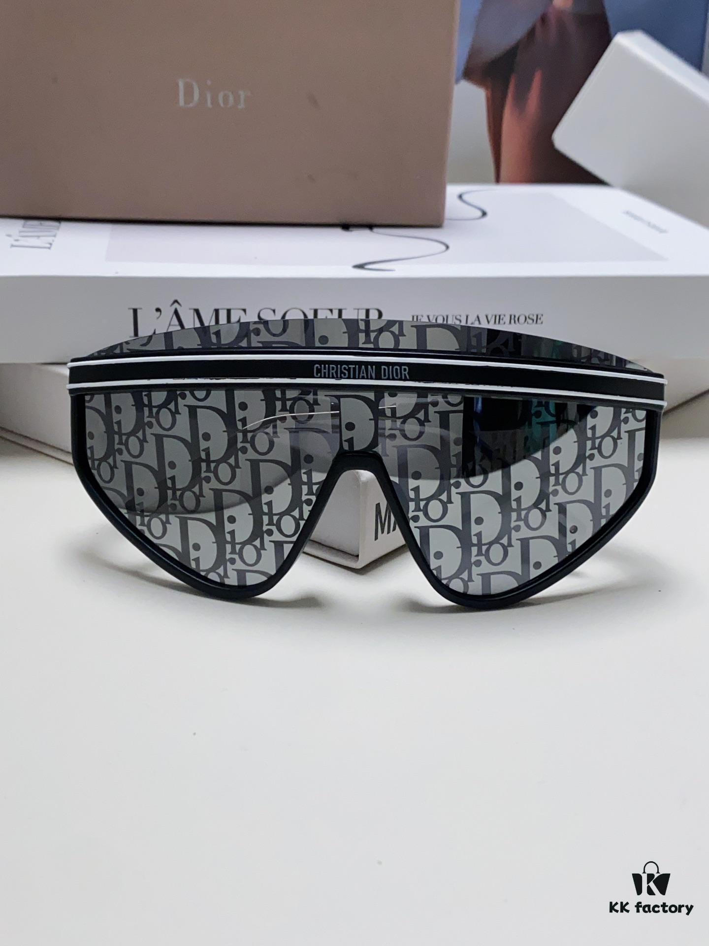 6931ff3d3a89a121ed54f330 DIOR Goggles Sunglasses Women's One-Piece Oversized Fashion Sun Glasses UV Protection Stylish Ins Influencer Trendy Shades