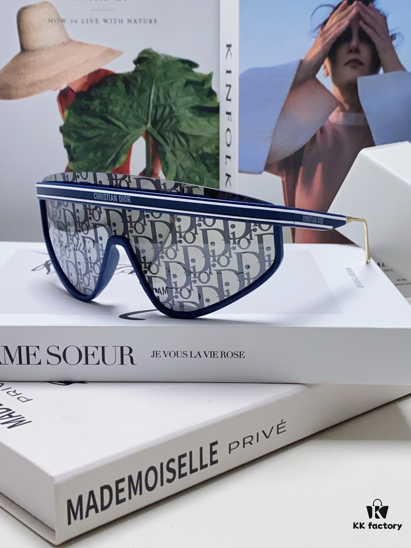 6931ff3e3a89a121ed54f334 DIOR Goggles Sunglasses Women's One-Piece Oversized Fashion Sun Glasses Trendy UV Protection Eyewear
