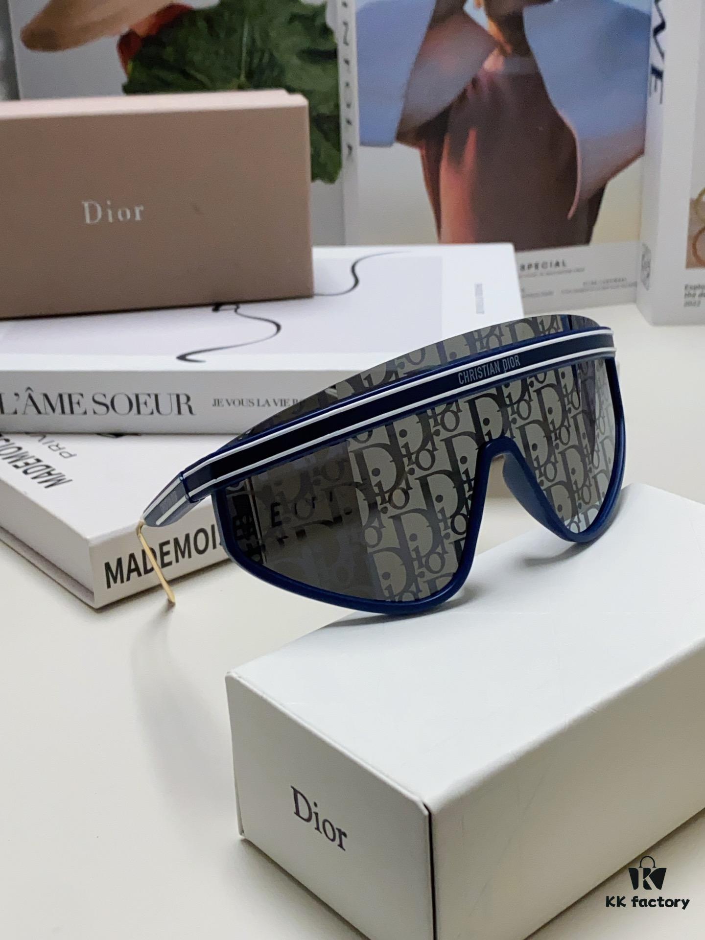 6931ff3e3a89a121ed54f33b DIOR Goggles Sunglasses Women's One-Piece Oversized Fashion Sun Glasses Trendy UV Protection Eyewear