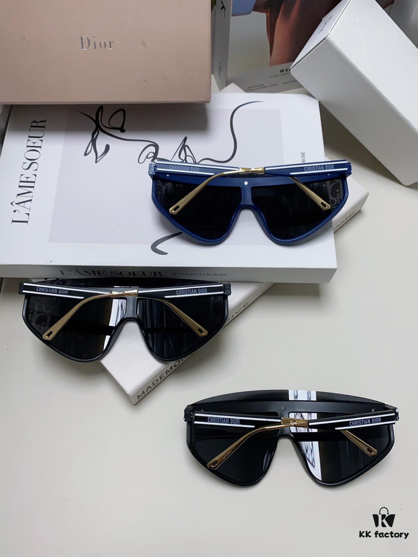 6931ff3e3a89a121ed54f33c DIOR Goggles Sunglasses Women's One-Piece Oversized Fashion Sun Glasses Trendy UV Protection Eyewear
