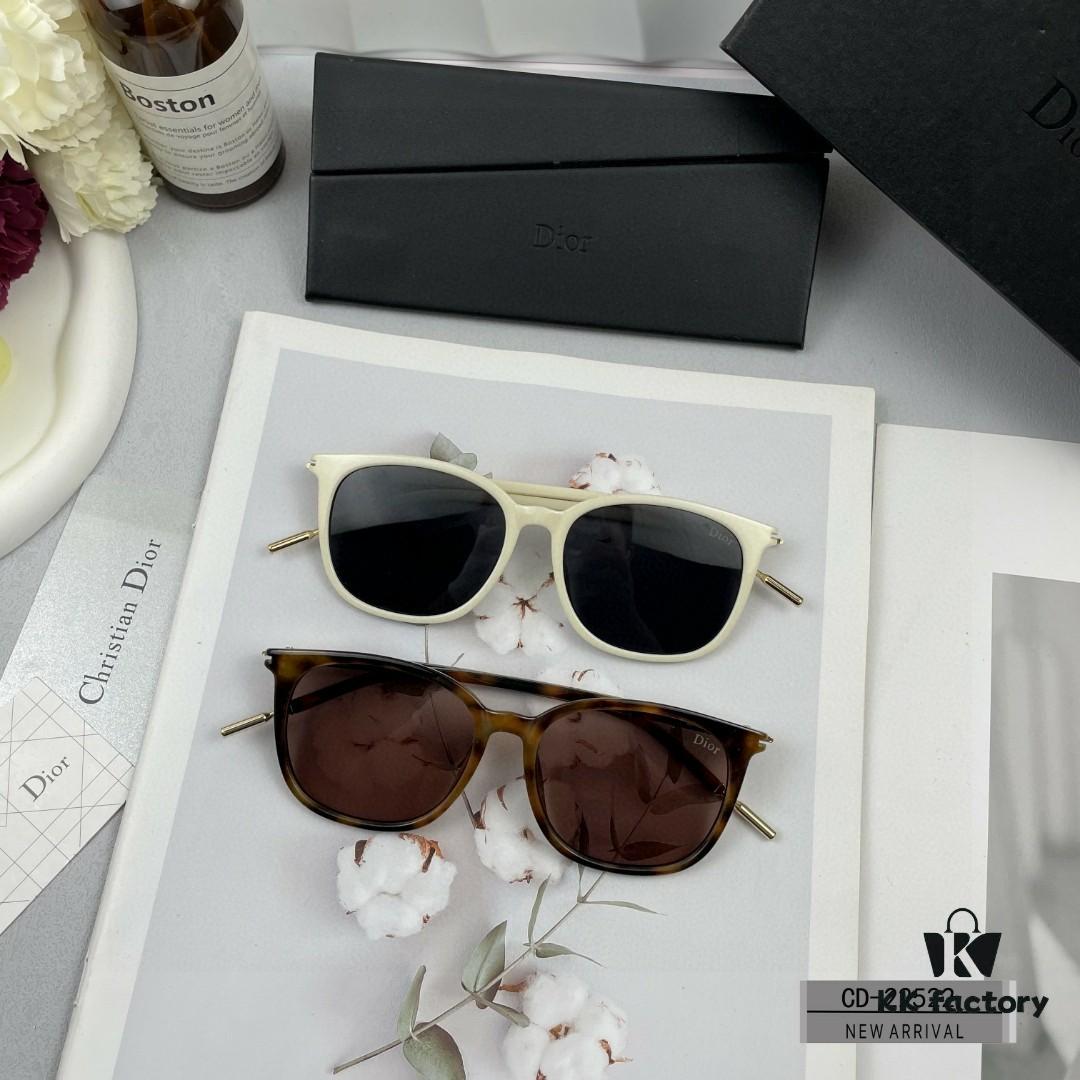 DIOR France Sunglasses Model 22522 with Polarized Resin Lenses, TR90 Lightweight Frame, Size 58-17-142