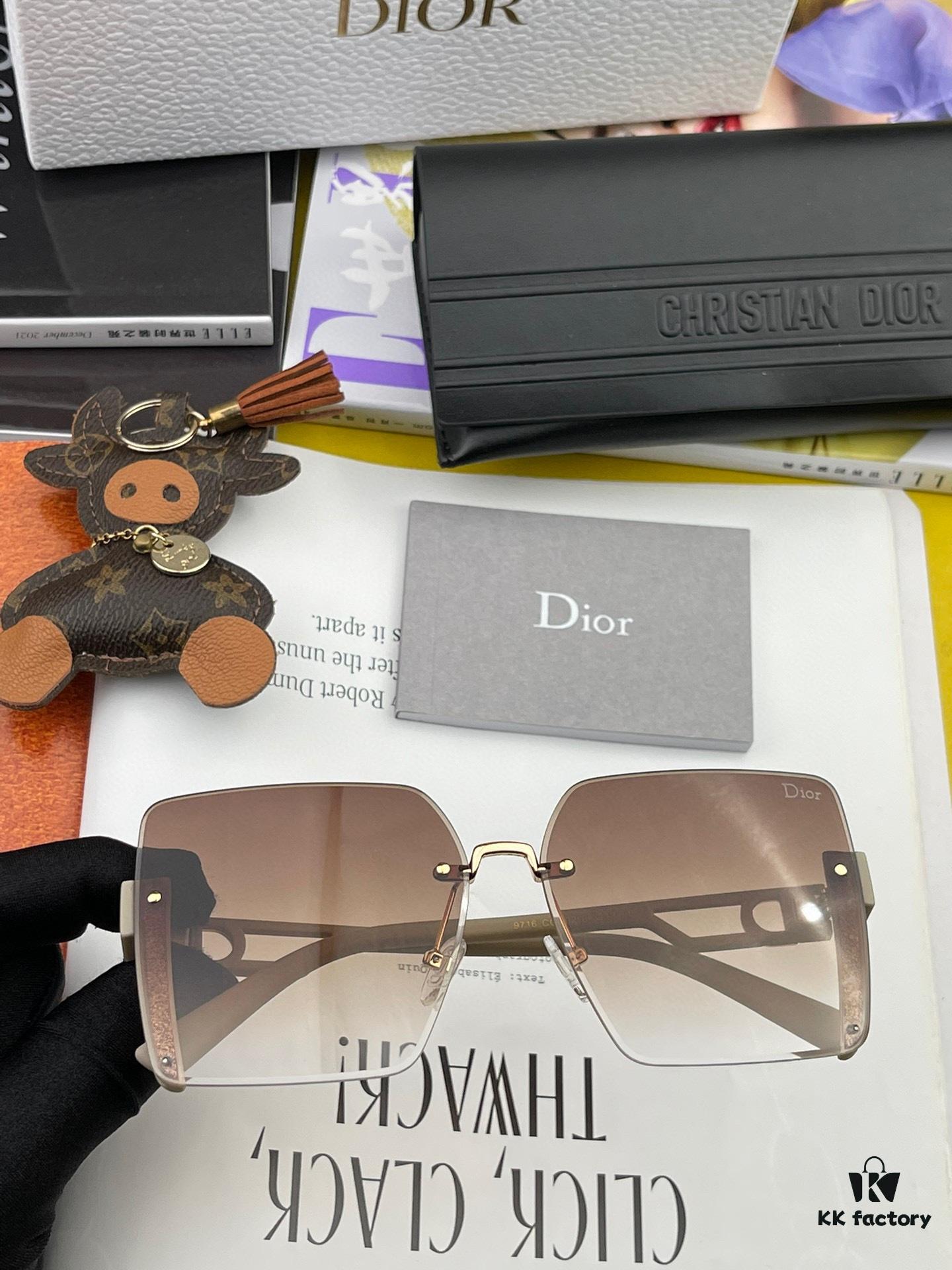 6931ff423a89a121ed54f36d DIOR 2024 Spring New Arrival Trendy Fashion Square Frame Sunglasses High-Quality Comfortable Fit Popular Influencer Style HD Sunglasses for Women 🕶️