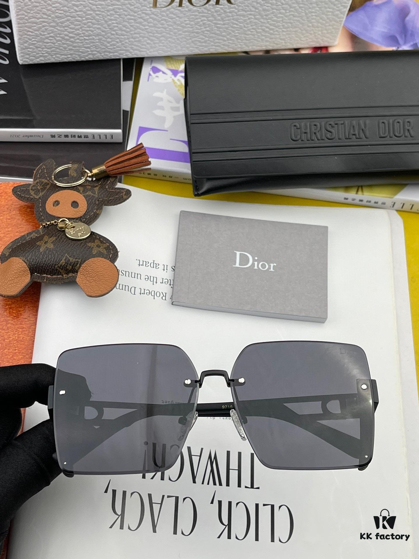 6931ff423a89a121ed54f36e DIOR 2024 Spring New Arrival Trendy Fashion Square Frame Sunglasses High-Quality Comfortable Fit Popular Influencer Style HD Sunglasses for Women 🕶️