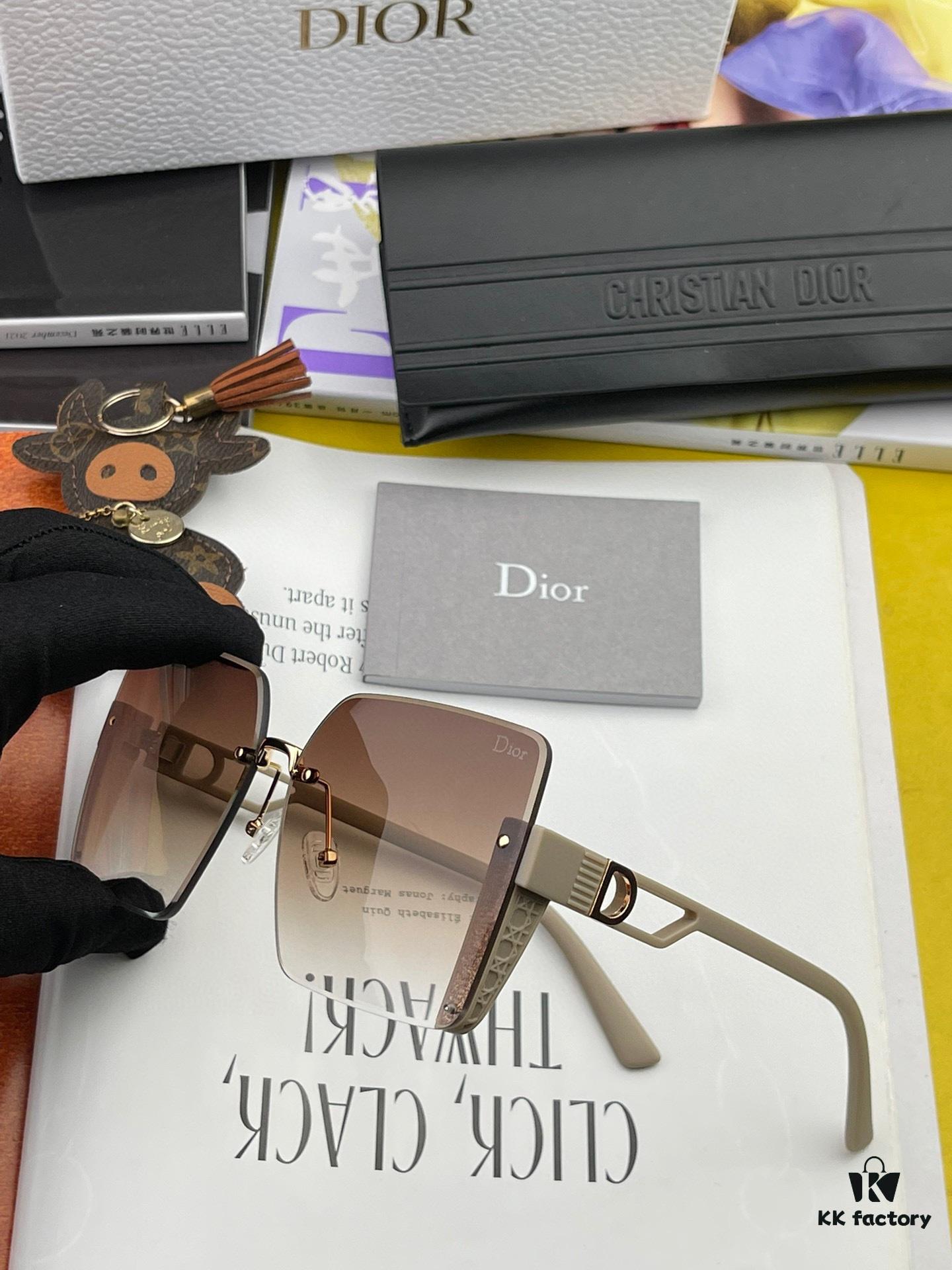 6931ff423a89a121ed54f36f DIOR 2024 Spring New Arrival Trendy Fashion Square Frame Sunglasses High-Quality Comfortable Fit Popular Influencer Style HD Sunglasses for Women 🕶️