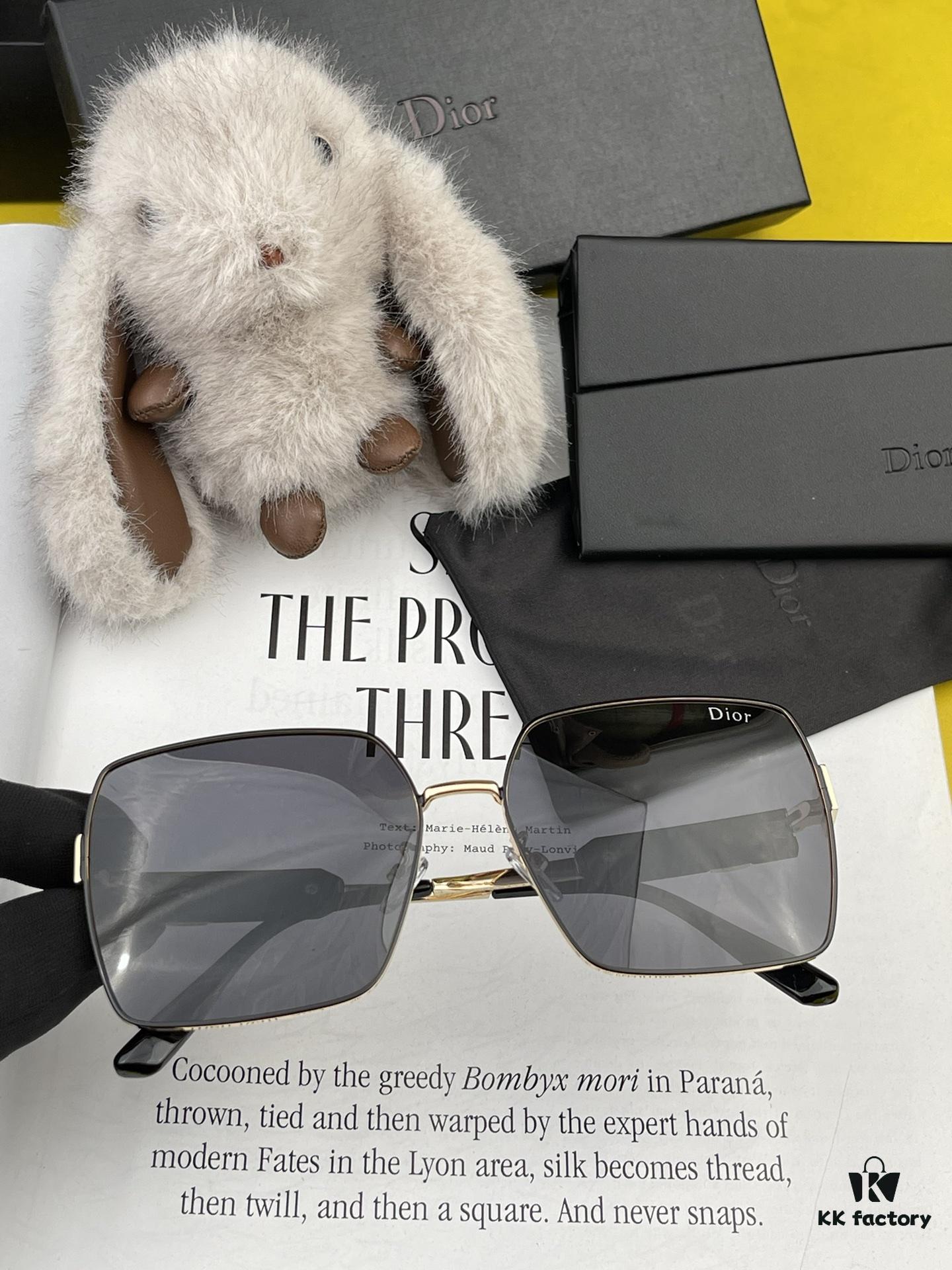 6931ff433a89a121ed54f37f 【DIOR】2024 Spring New Arrival Trendy Fashion Square Polarized Sunglasses High Quality Comfortable Wear Influencer Style Shades Model: D1825