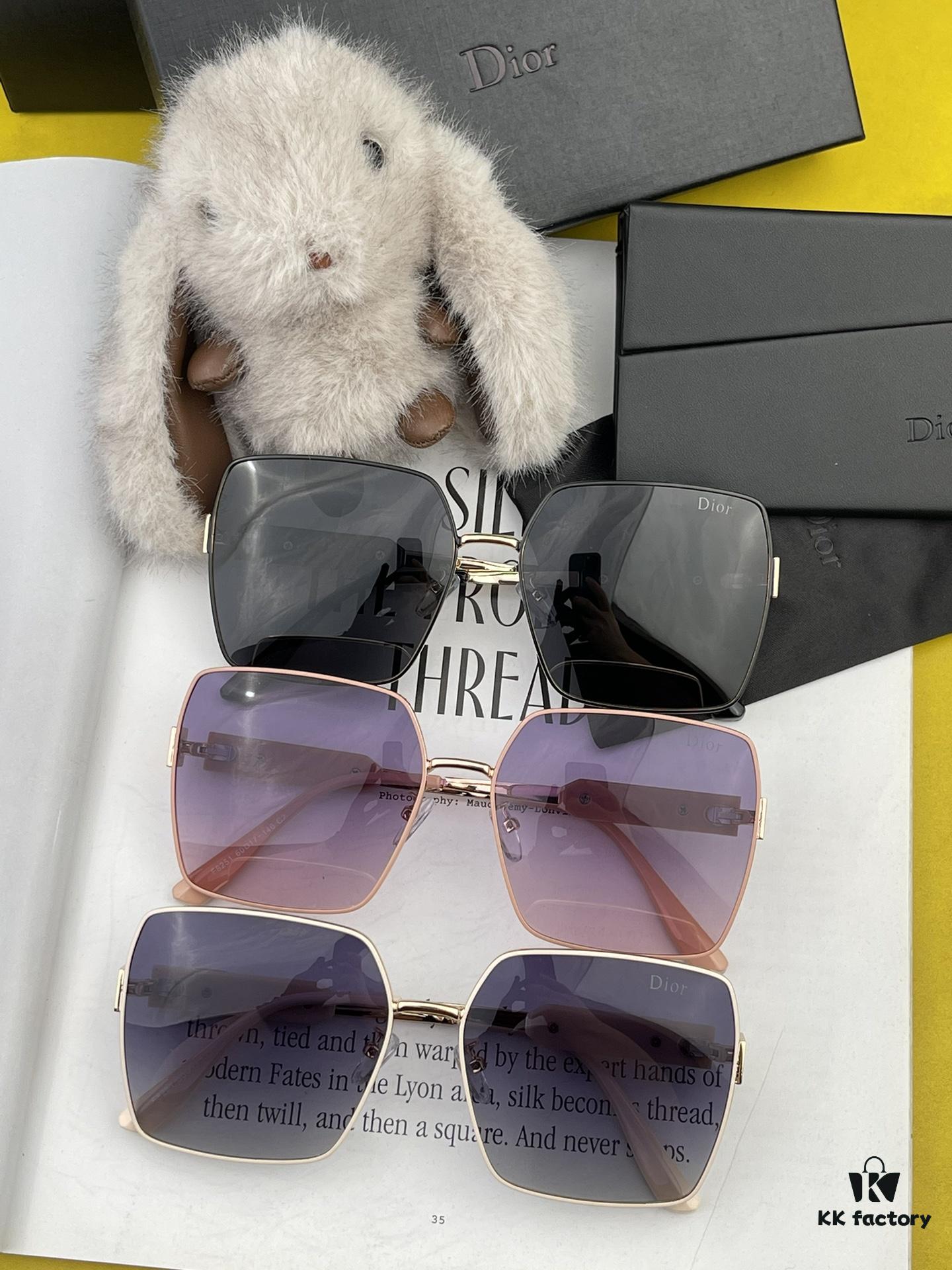 6931ff443a89a121ed54f384 【DIOR】2024 Spring New Arrival Trendy Fashion Square Polarized Sunglasses High Quality Comfortable Wear Influencer Style Shades Model: D1825