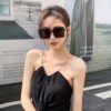 【DIOR】2024 Spring New Arrival Trendy Fashion Square Polarized Sunglasses High-Quality Comfortable Wear Influencer Style Women's HD Thickened Polarized Sunglasses