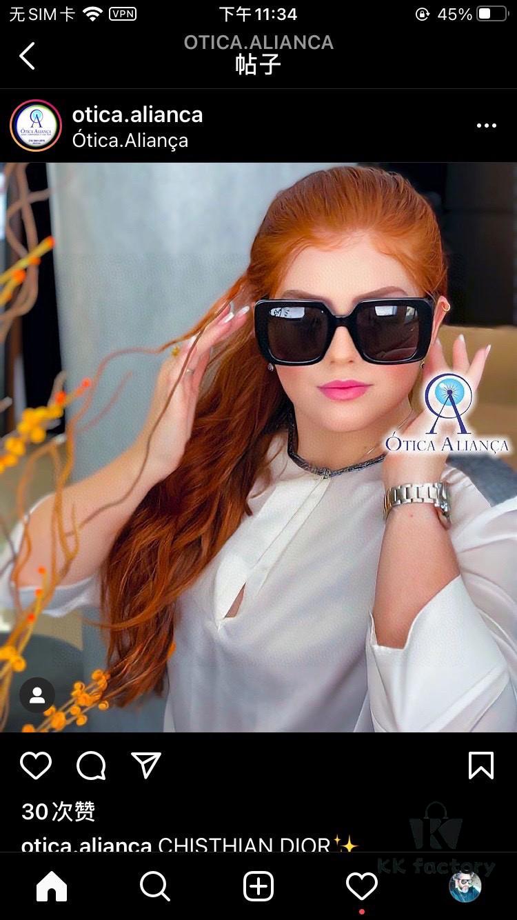 6931ff503a89a121ed54f41f Dior 2024 New Arrival High-Beauty Oversized Sunglasses, Flattering Face-Slimming Sun Protection Glasses, Influencer Favorite