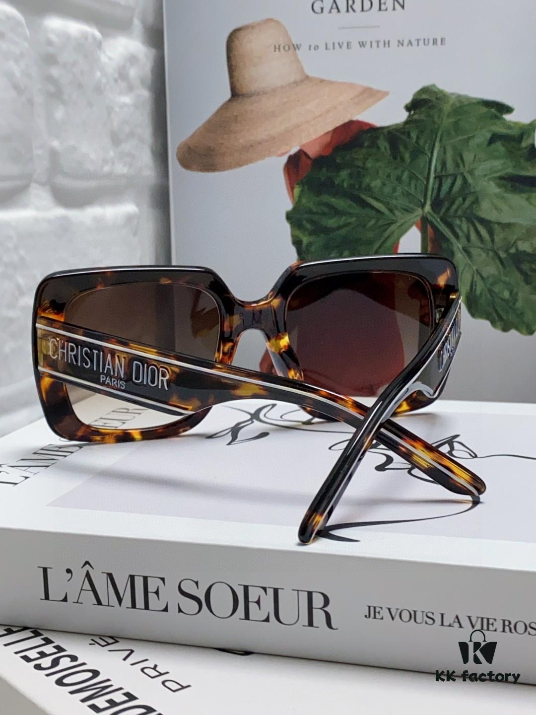 6931ff513a89a121ed54f42d Dior 2024 New Arrival High-Beauty Oversized Sunglasses, Flattering Face-Slimming Sun Protection Glasses, Influencer Favorite