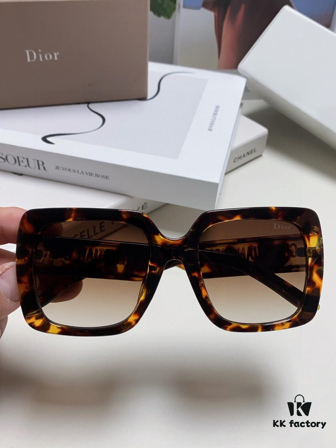 6931ff513a89a121ed54f42e Dior 2024 New Arrival High-Beauty Oversized Sunglasses, Flattering Face-Slimming Sun Protection Glasses, Influencer Favorite