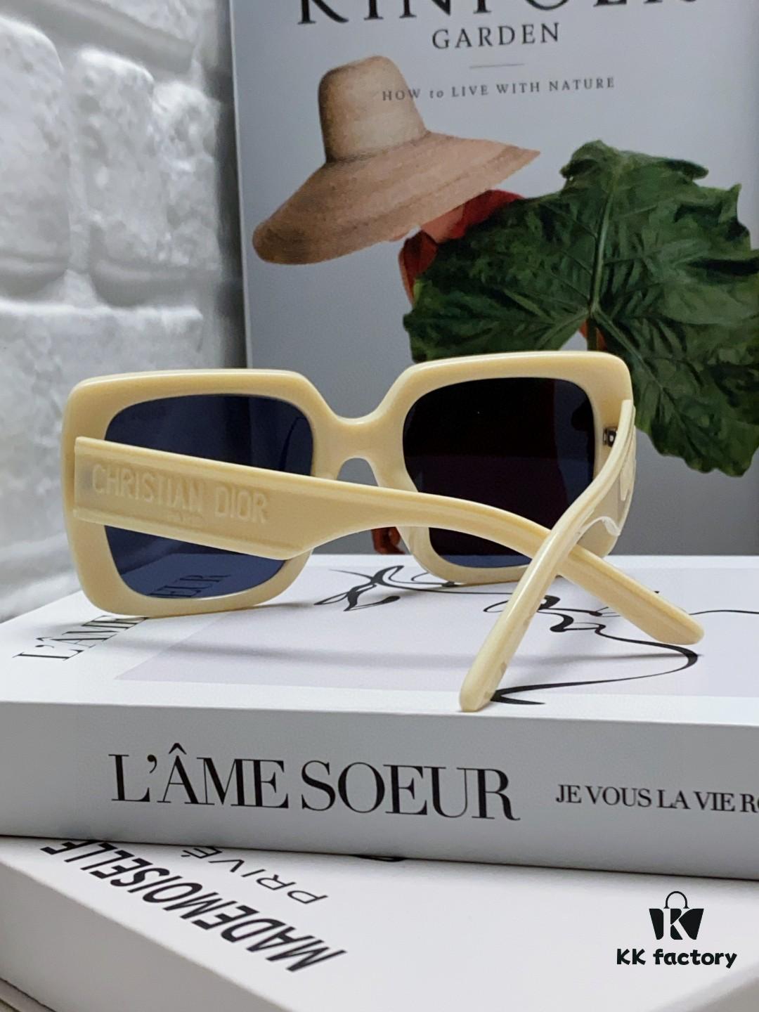 6931ff513a89a121ed54f437 Dior 2024 New Arrival High-Beauty Oversized Sunglasses for Face Slimming, Trendy Sun Protection Glasses