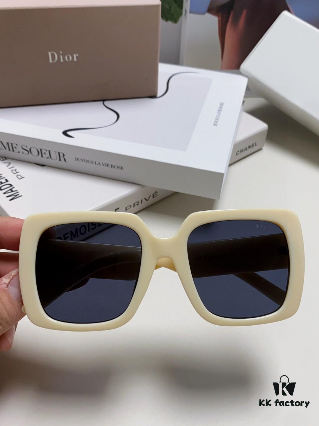 6931ff523a89a121ed54f438 Dior 2024 New Arrival High-Beauty Oversized Sunglasses for Face Slimming, Trendy Sun Protection Glasses