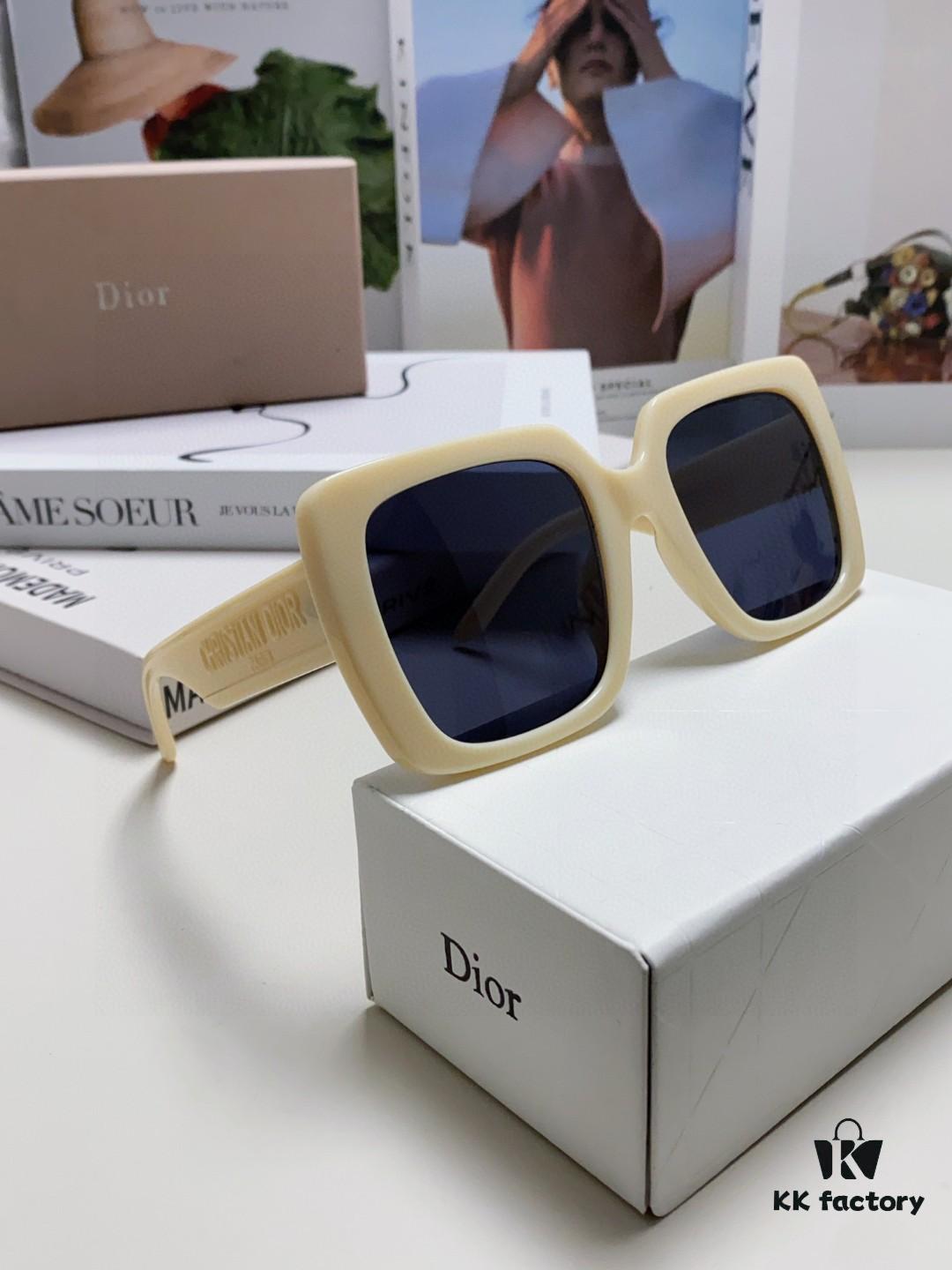 6931ff523a89a121ed54f43c Dior 2024 New Arrival High-Beauty Oversized Sunglasses for Face Slimming, Trendy Sun Protection Glasses