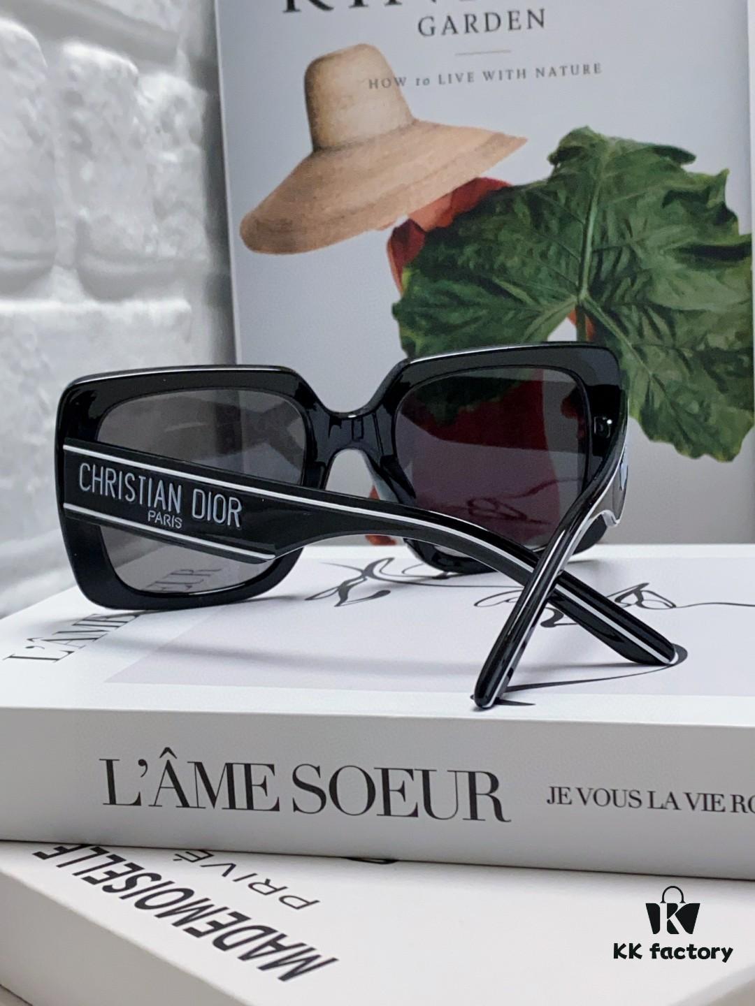 6931ff523a89a121ed54f441 Dior 2024 New Arrival High-Beauty Oversized Sunglasses for Face Slimming, Trendy Sun Protection Glasses
