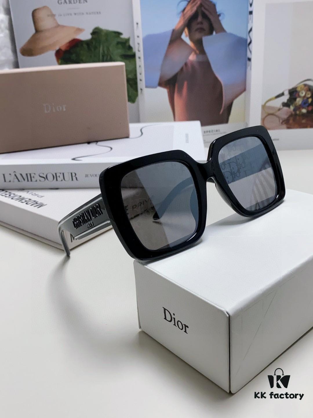 6931ff533a89a121ed54f446 Dior 2024 New Arrival High-Beauty Oversized Sunglasses for Face Slimming, Trendy Sun Protection Glasses