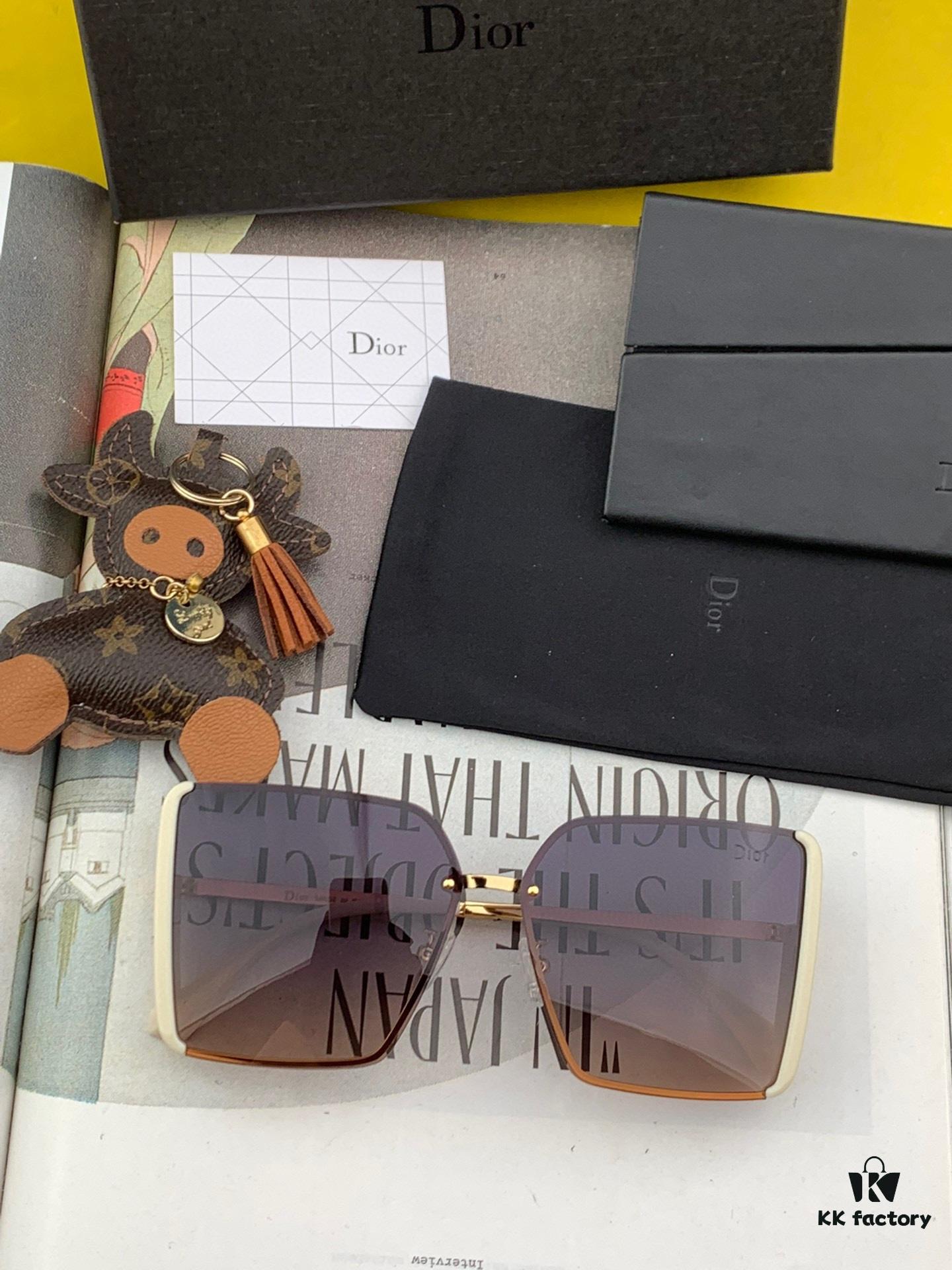6931ff553a89a121ed54f467 【TR Polarized Series】DIOR Classic Square Frame Design, Flattering on All Face Shapes, Perfectly Matches Coats or Dresses, Exuding Elegance and Style