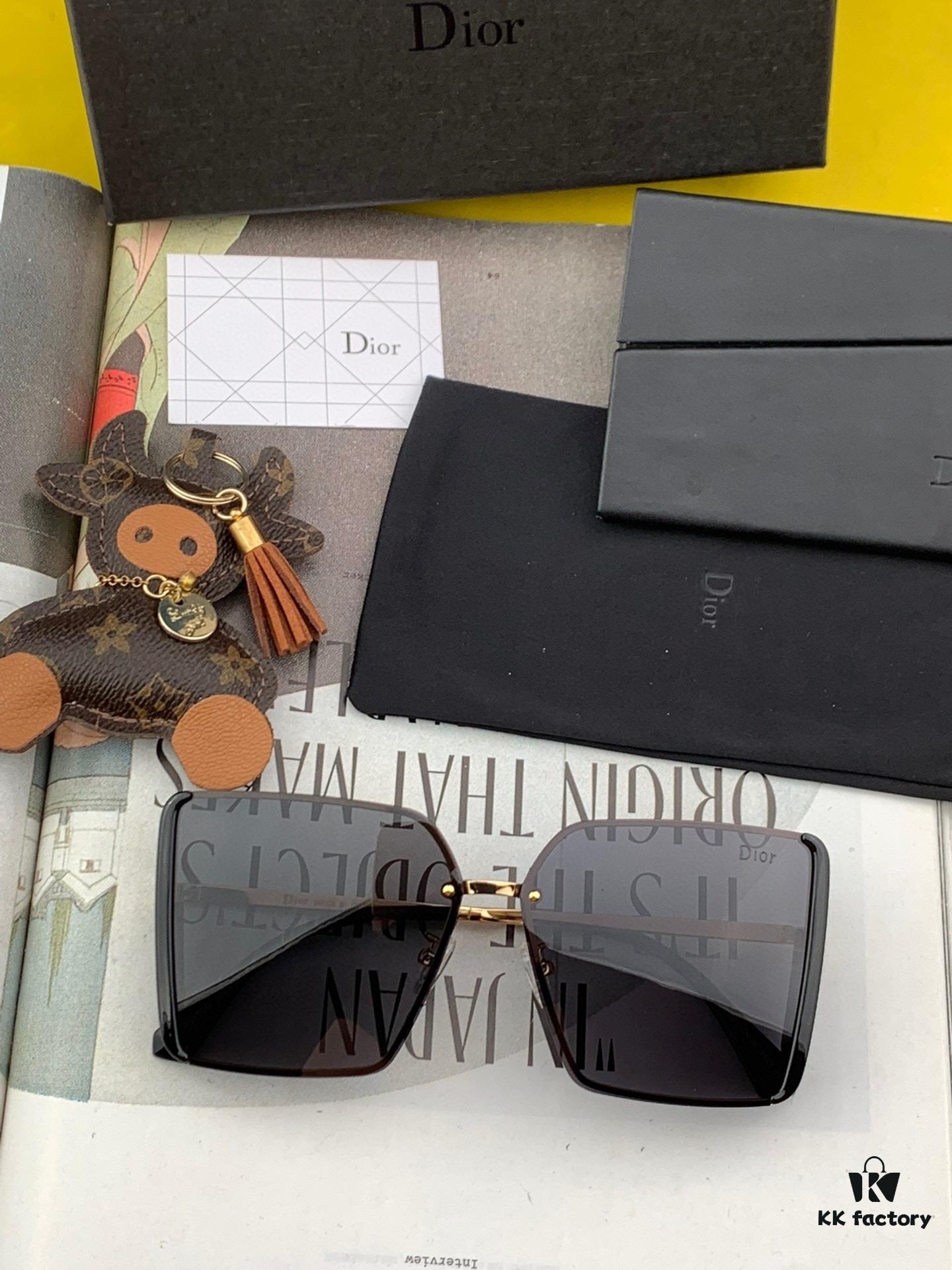 6931ff553a89a121ed54f46a 【TR Polarized Series】DIOR Classic Square Frame Design, Flattering on All Face Shapes, Perfectly Matches Coats or Dresses, Exuding Elegance and Style