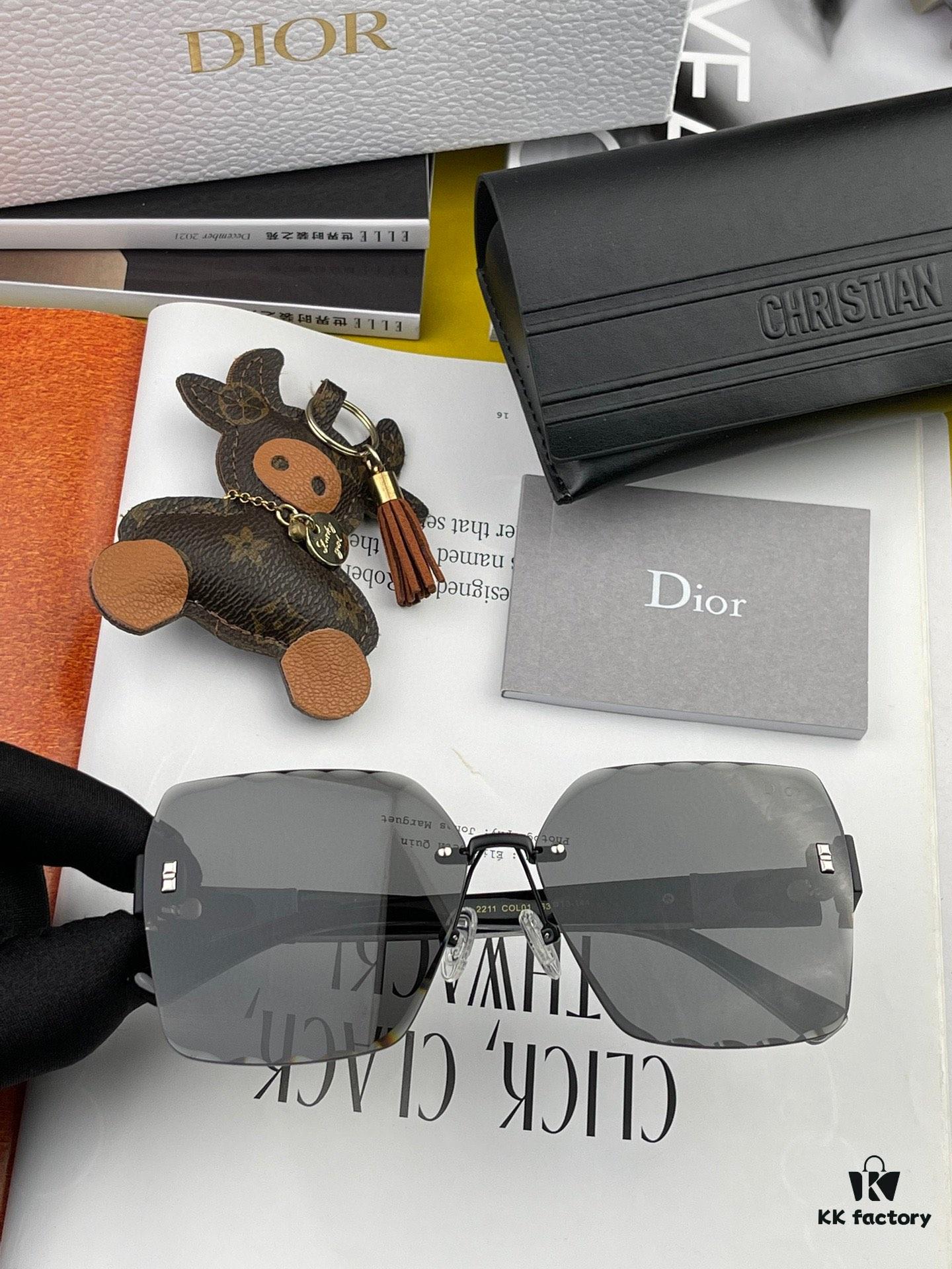 6931ff593a89a121ed54f49c 【DIOR】2024 Spring New Arrival Trendy Fashion Rectangular Polarized Sunglasses High-Quality Comfortable Wear Influencer Favorite Women's HD Thickened Polarized Sunglasses🕶️ High-Quality TR Frame Model: CD1122