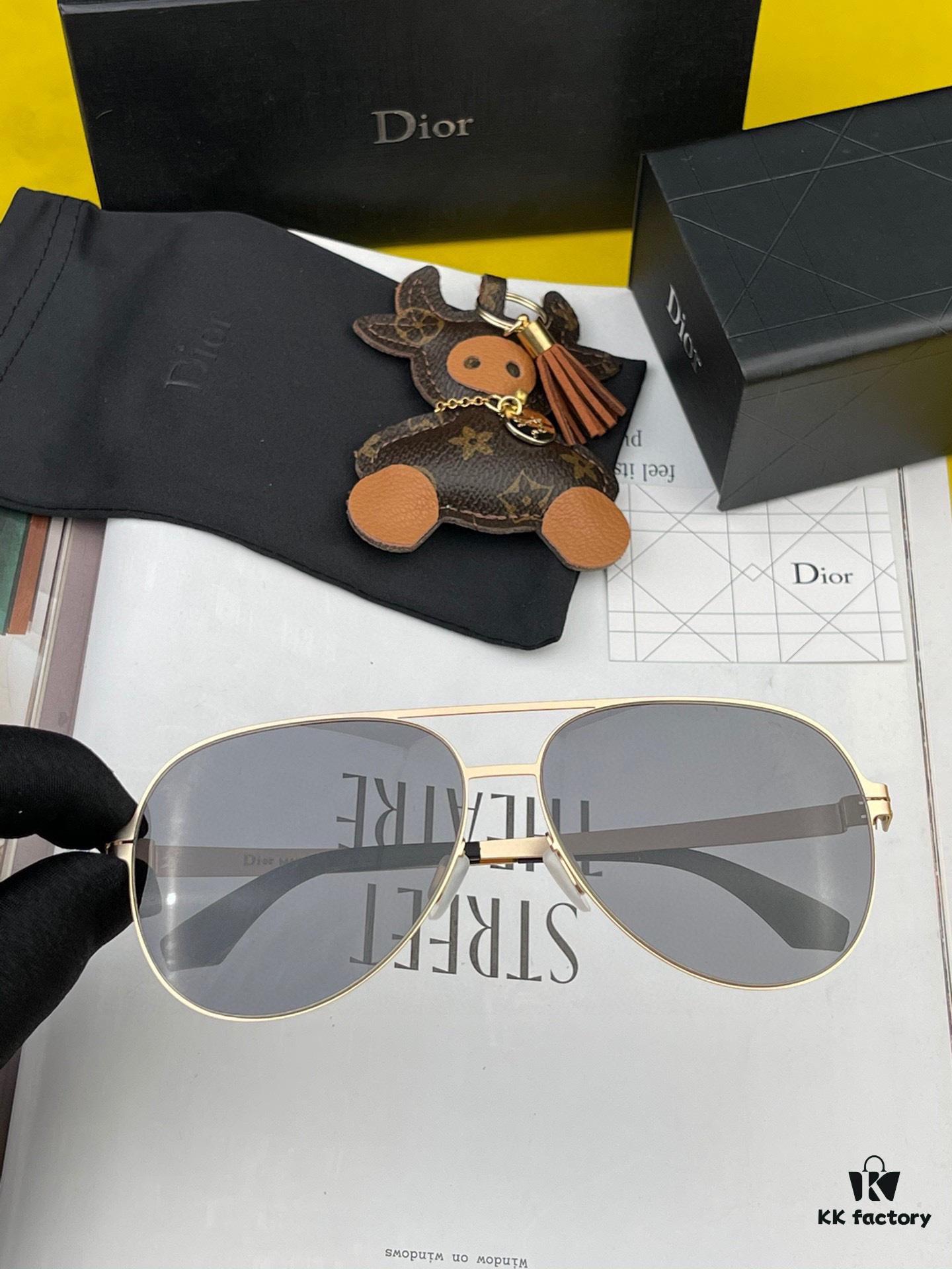 6931ff633a89a121ed54f512 DIOR - Dior 2024 New Ultra-Light Screwless Unbreakable Series Couple's Sunglasses with High-Definition Nylon Lenses, Business Travel Edition, Men's Clear Sunglasses (Comfortable Slim Temples, Fashionable Large Frame, Designed for Asian Facial Features, Comfortable Nose Pads, Imported Ultra-Light Material), Model: 6008